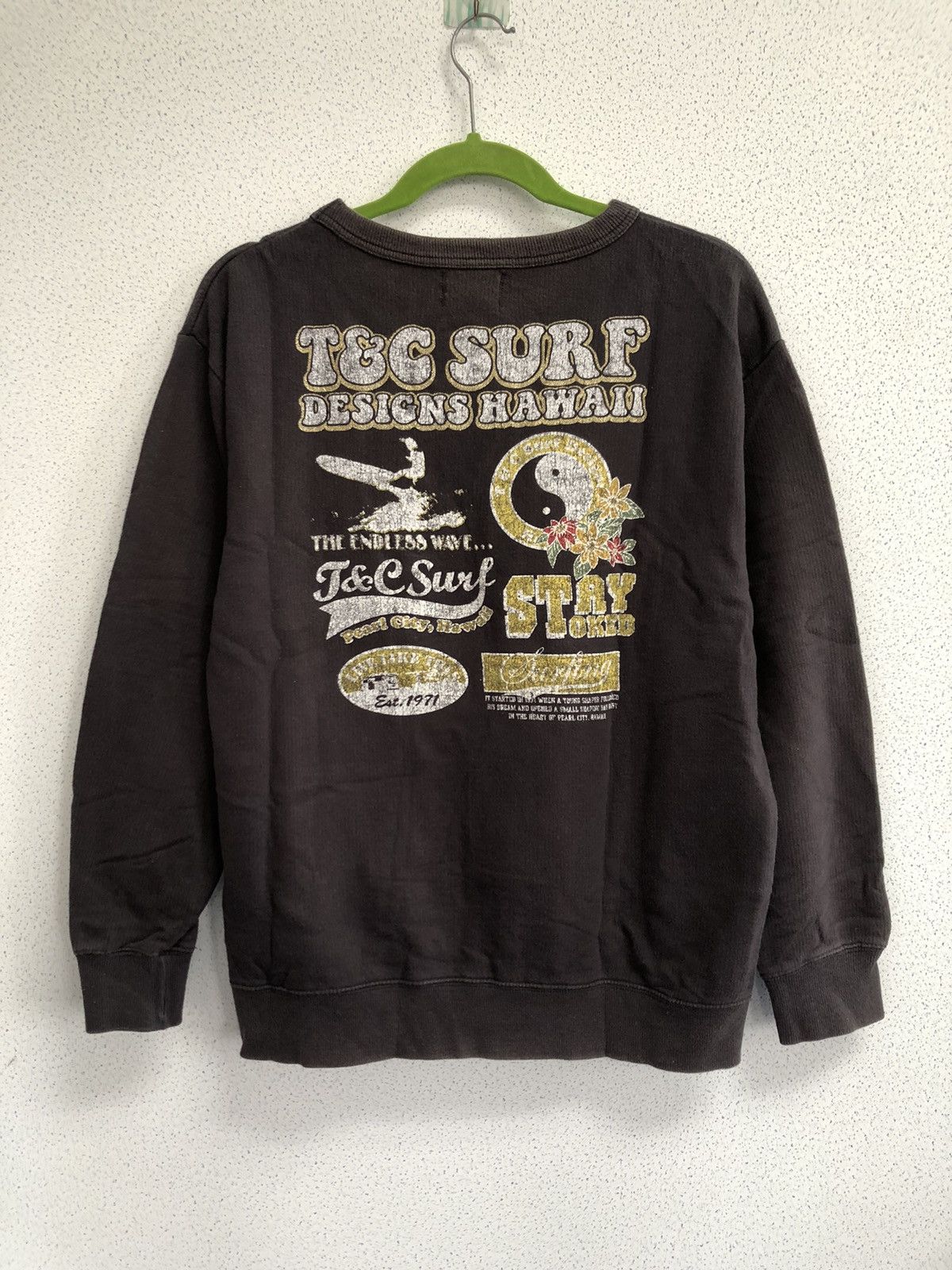 Japanese Brand T&C Surf Design Hawaii Sweatshirt Size US L / EU 52-54 / 3 - 2 Thumbnail