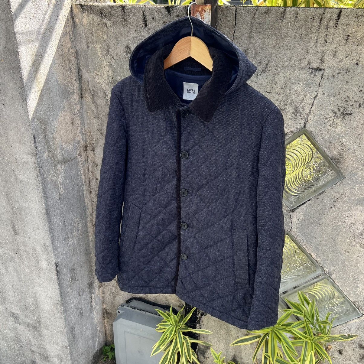 Takeo Kikuchi “TAKEO KIKUCHI” BUTTON UP QUILTED JACKET Size US M / EU 48-50 / 2 - 3 Thumbnail