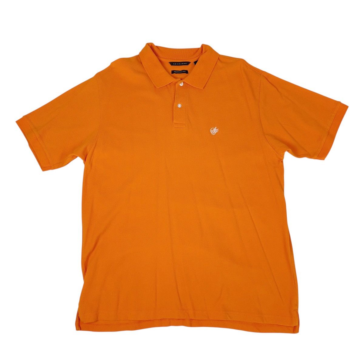 Sean John Sean John Golf Polo Shirt Orange Short Sleeve OG Fit Hip Hop Size US XL / EU 56 / 4 - 2 Thumbnail