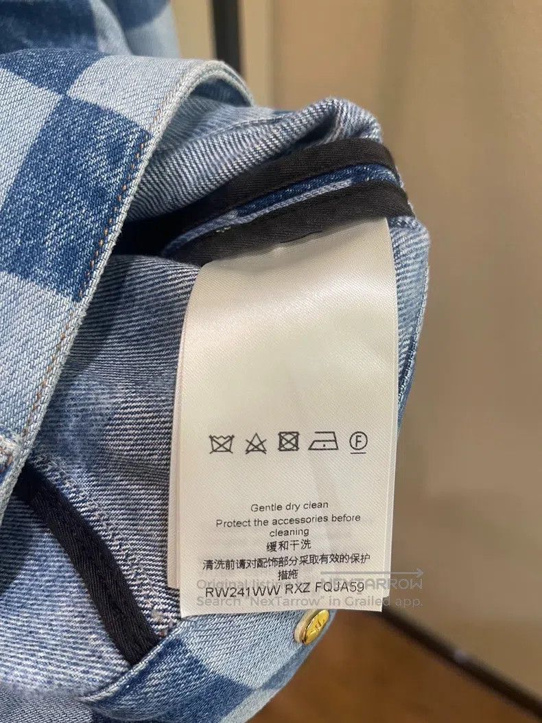 Louis Vuitton Louis Vuitton Checkerboard denim jacket Size XS / US 0-2 / IT 36-38 - 6 Thumbnail