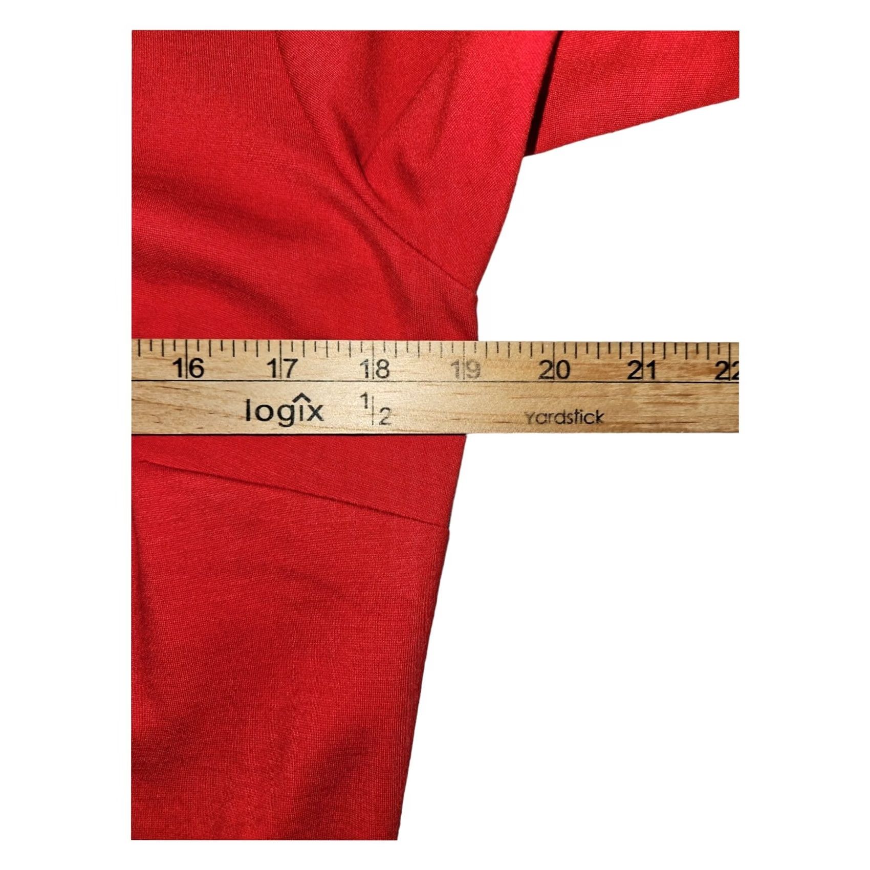 Banana Republic Banana Republic Pencil Dress Red Knee Length 14 3/4 Bell Sleeve Seam Zip NWT Size XL / US 12-14 / IT 48-50 - 3 Thumbnail