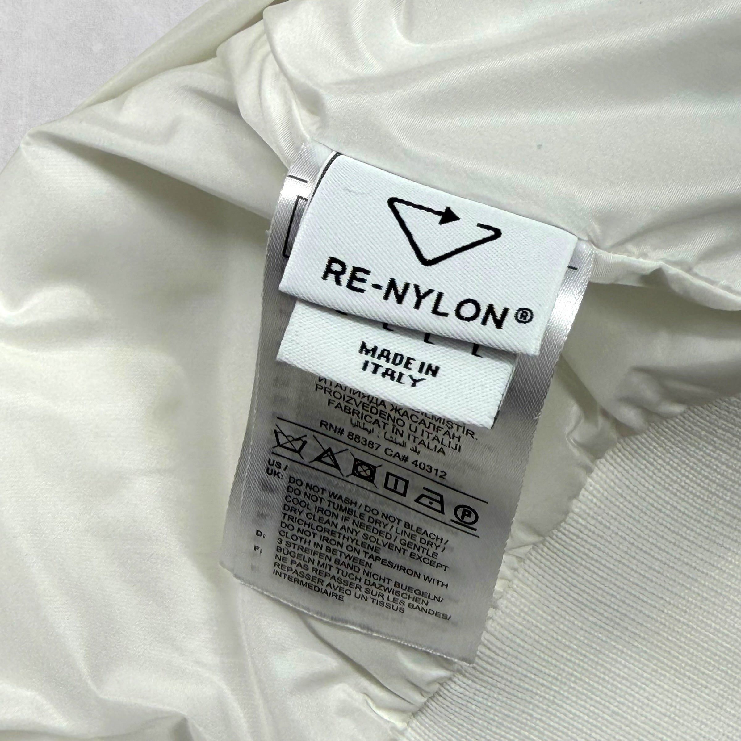 Prada Prada Adidas Re-Nylon White Sweatshirt L Size US L / EU 52-54 / 3 - 8 Thumbnail