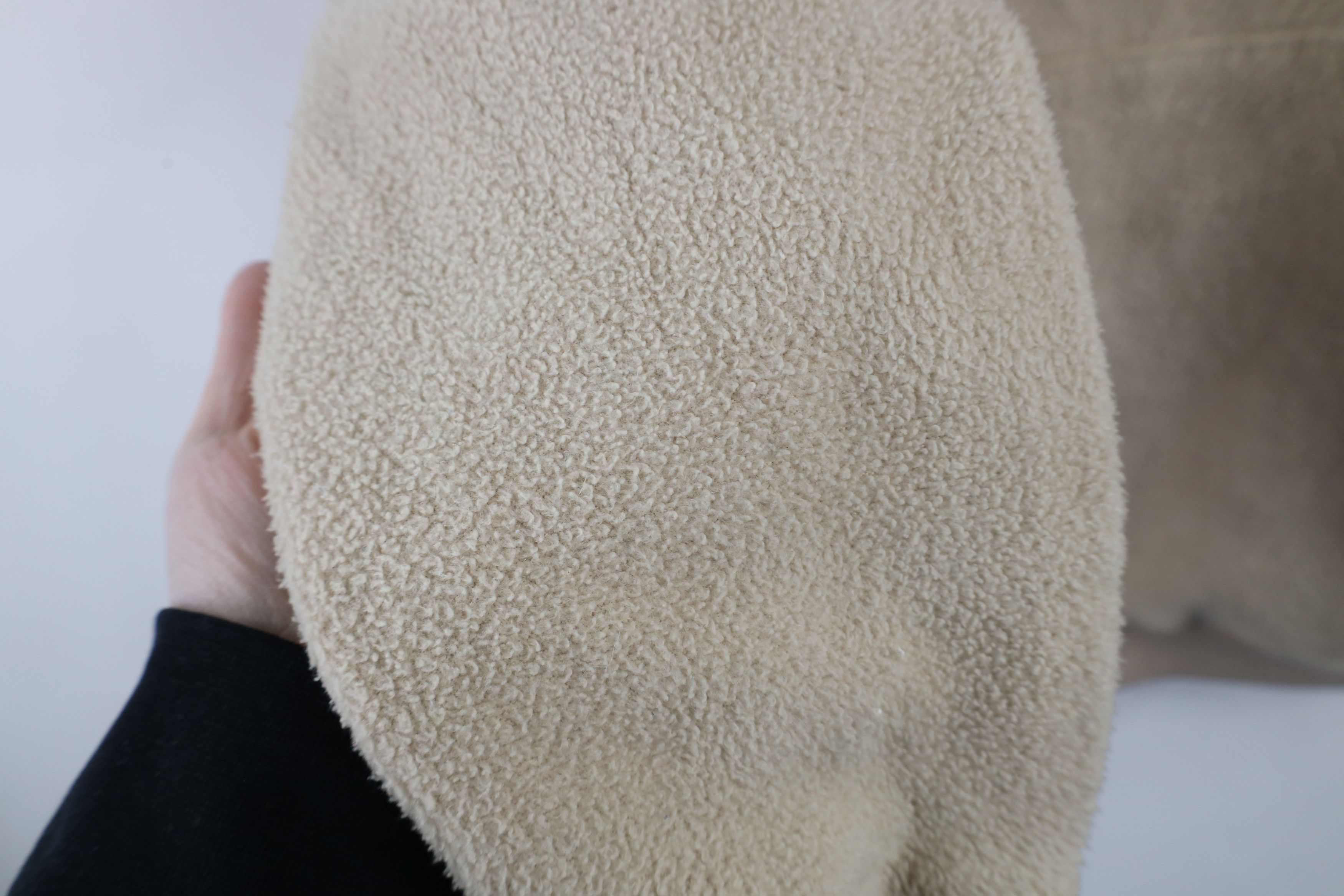 Vintage Vintage 90s Bum Equipment Fleece Hoodie Sweatshirt Beige Size US M / EU 48-50 / 2 - 7 Thumbnail