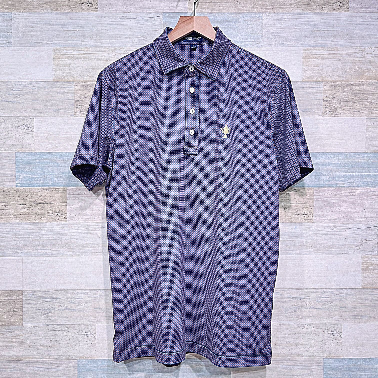 PETER MILLAR Crown Crafted Performance Golf Polo Mens Medium