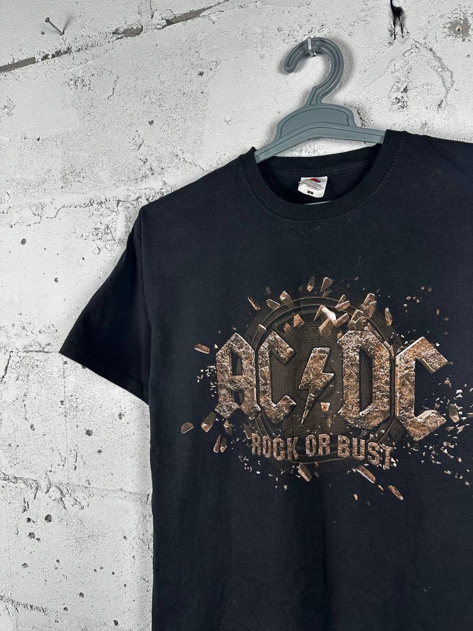 AC/DC × Band Tees × Vintage Vintage AC/DC Rock Or Bust World Tour Graphic T Shirt Large Size US L / EU 52-54 / 3 - 4 Thumbnail