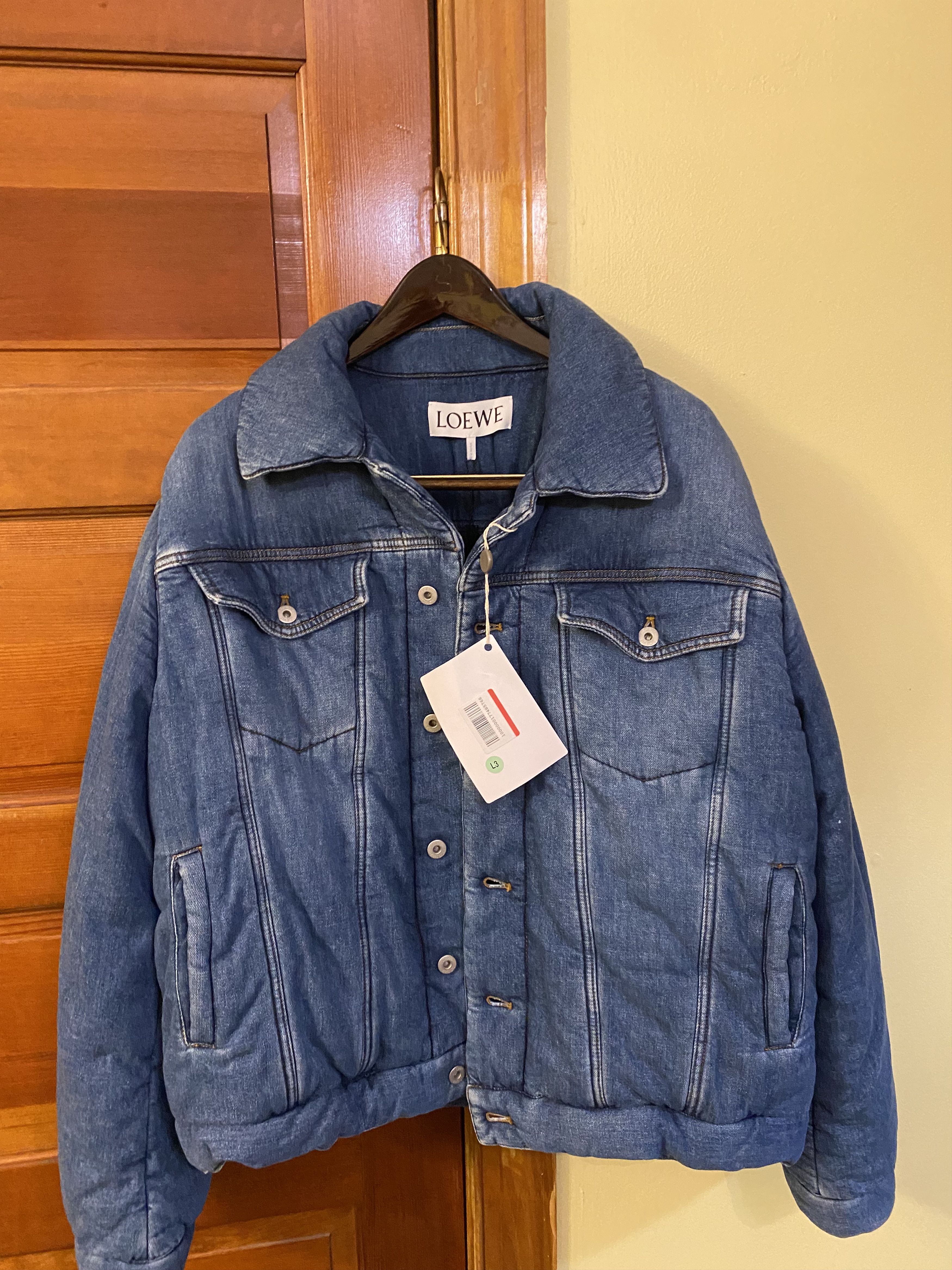 Loewe Padded Denim Jacket Size US M / EU 48-50 / 2 - 4 Thumbnail