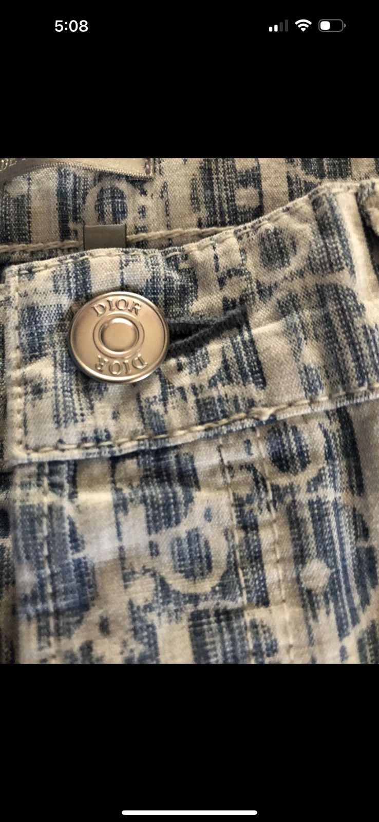 Dior CHRISTIAN DIOR OBLIQUE KASURI COTTON DENIM 30 Size US 30 / EU 46 - 4 Thumbnail