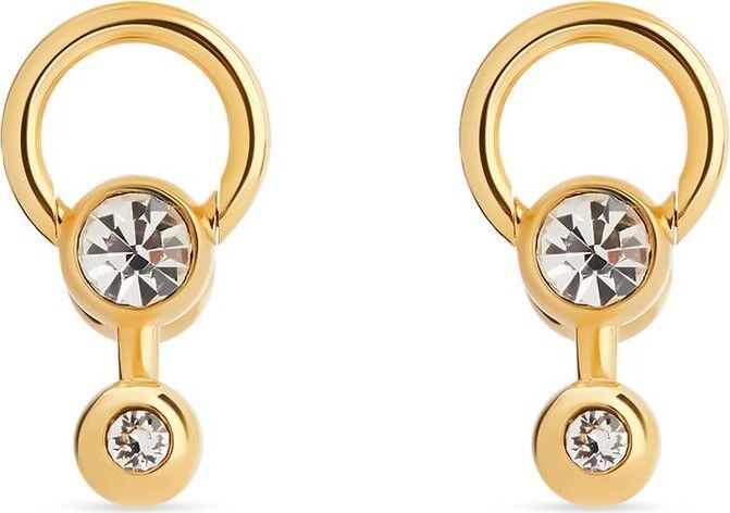 Balenciaga o1w1db11224 Size: OS / Force Ball Earrings in Gold Size ONE SIZE - 2 Thumbnail