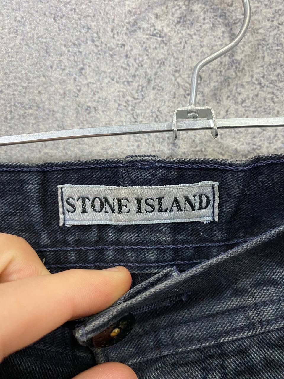 Stone Island Vintage Stone Island Jeans Black Size US 32 / EU 48 - 13 Thumbnail