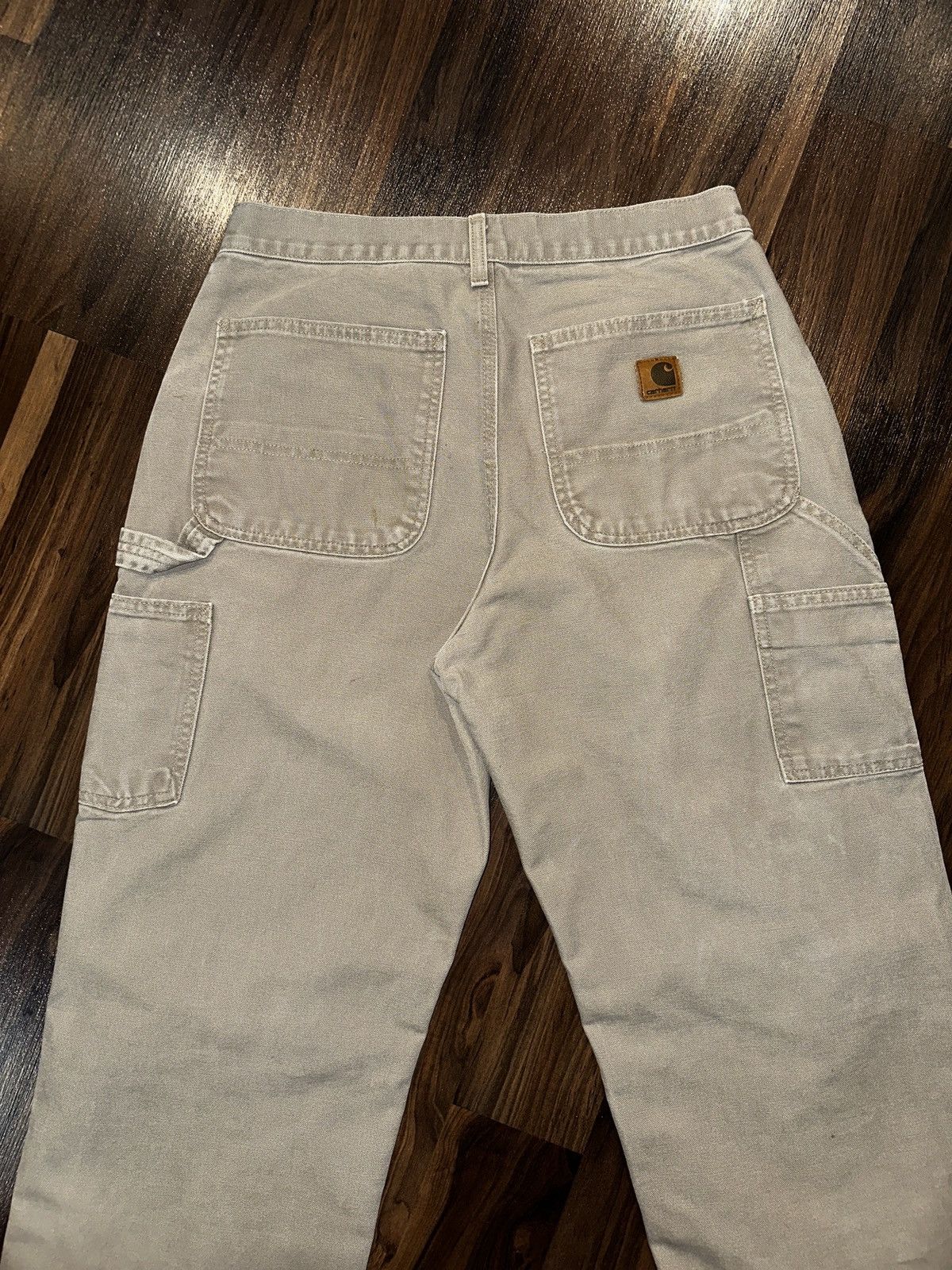 Carhartt Vtg Y2K CARHARTT NOT DOUBLE KNEE DUNGAREE BAGGY PANTS W31 Size US 31 - 3 Thumbnail