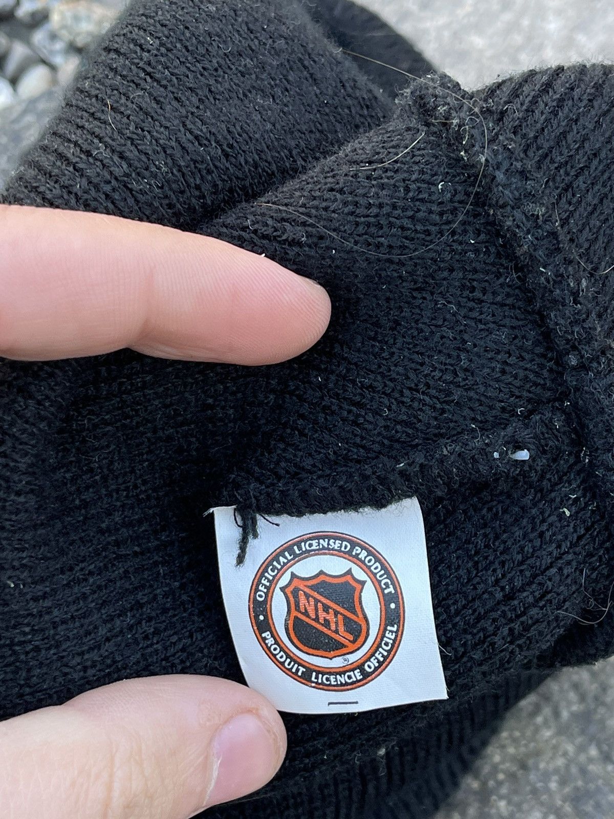 NHL × Starter × Vintage 90’s Starter Anaheim Ducks vintage black hat Korea Size ONE SIZE - 5 Thumbnail