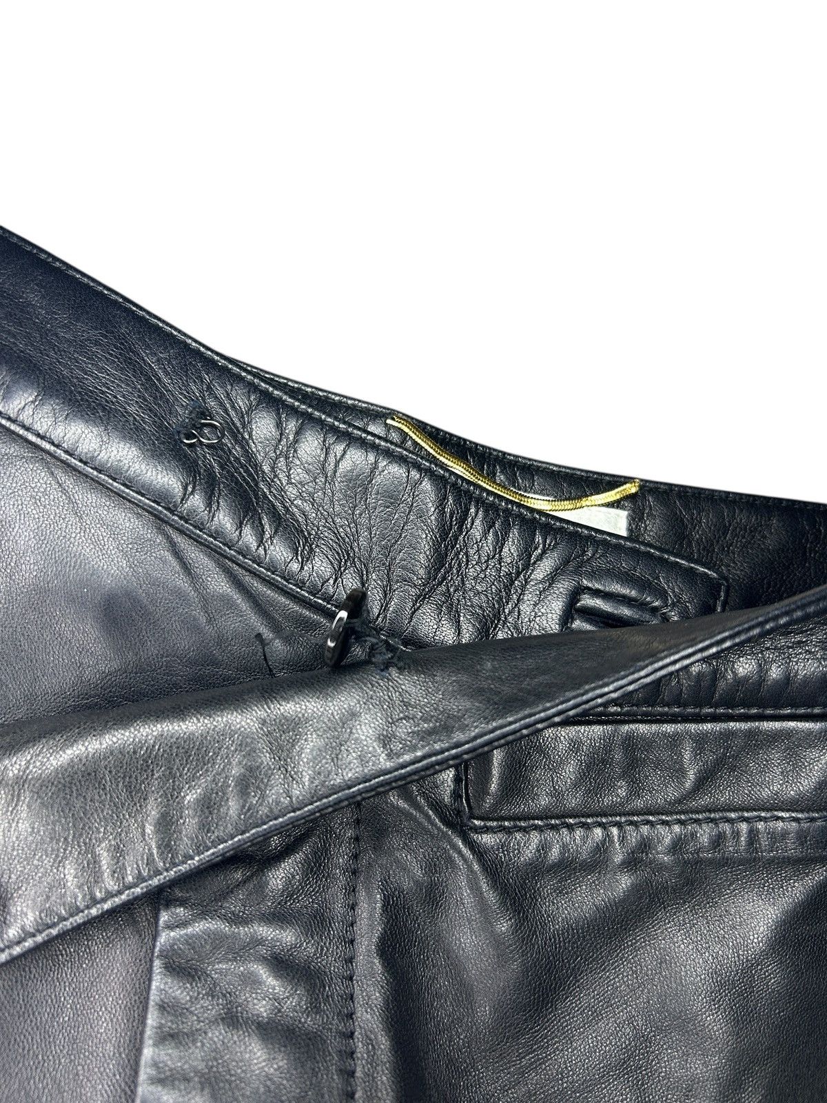 Hedi Slimane × Saint Laurent Paris F/W 16 Sample Leather Trousers Size 25" / US 0 / IT 36 - 5 Thumbnail