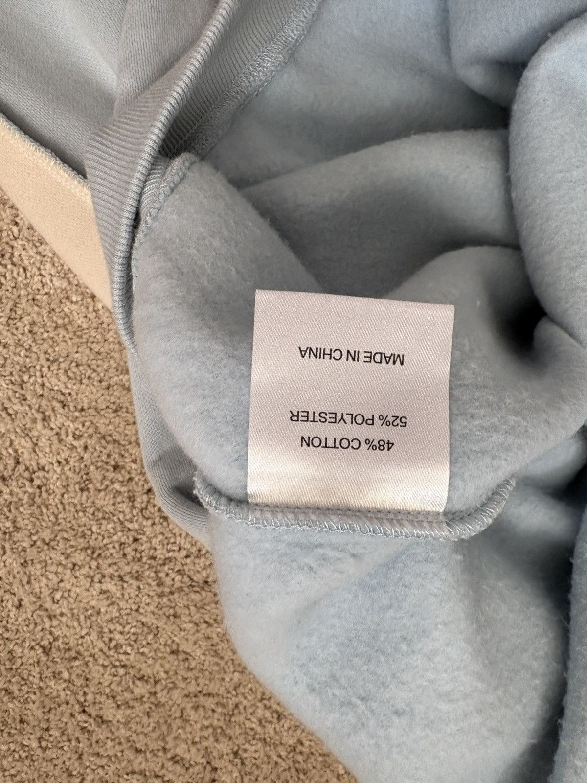 HUNI Design HUNI baby blue hoodie Size US XL / EU 56 / 4 - 6 Thumbnail