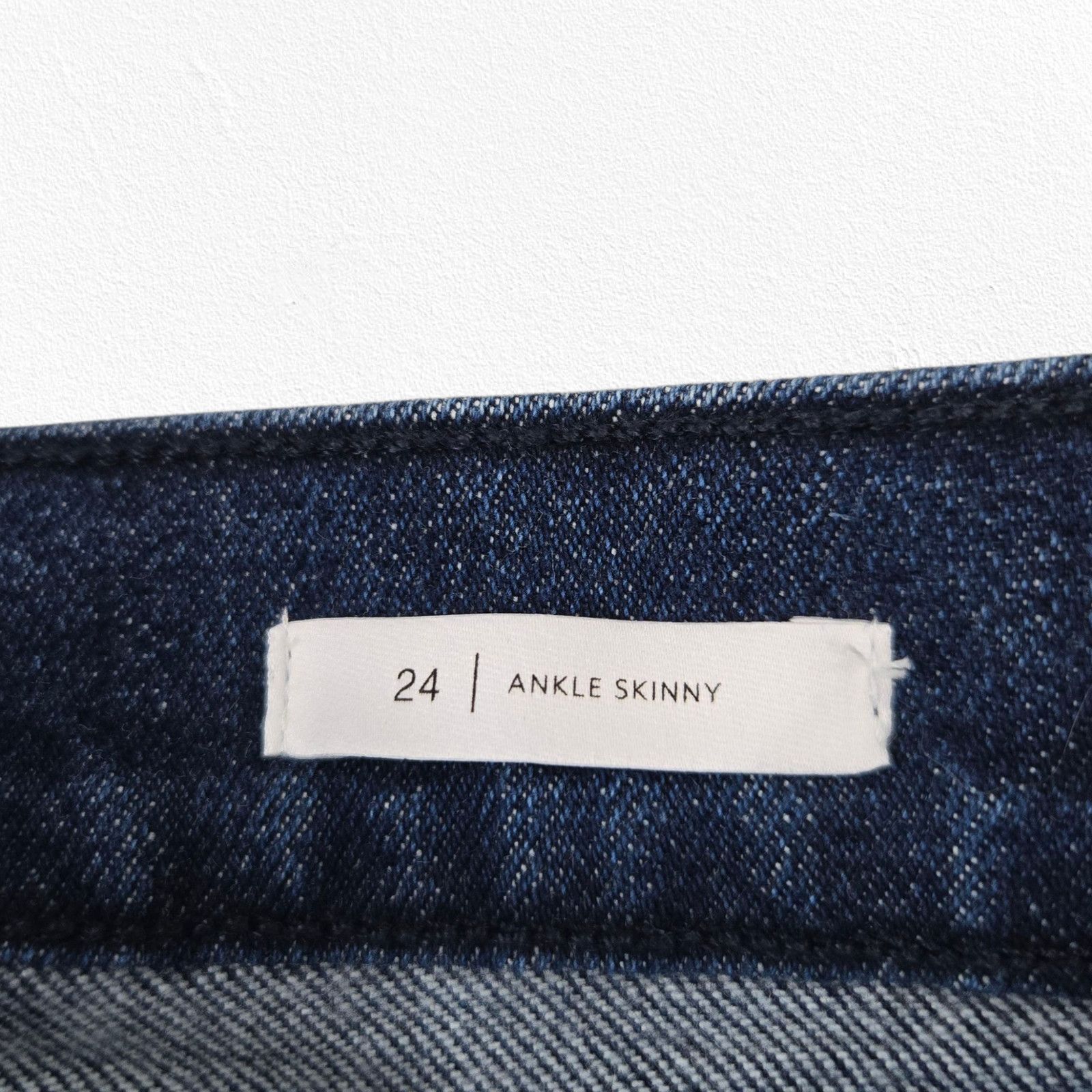 Other BLDWN Dark Wash Aura Cropped Ankle Skinny Jeans Size 24 Size 24" / US 00 / IT 34 - 7 Thumbnail