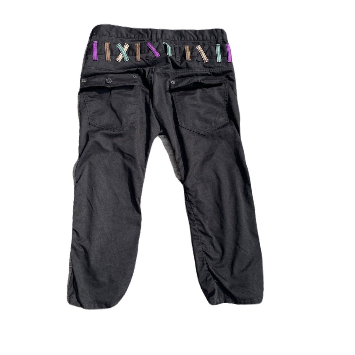 If Six Was Nine 2000s Japanese archive Vkei Double Waist Zip Gather Pants Size US 29 - 4 Thumbnail