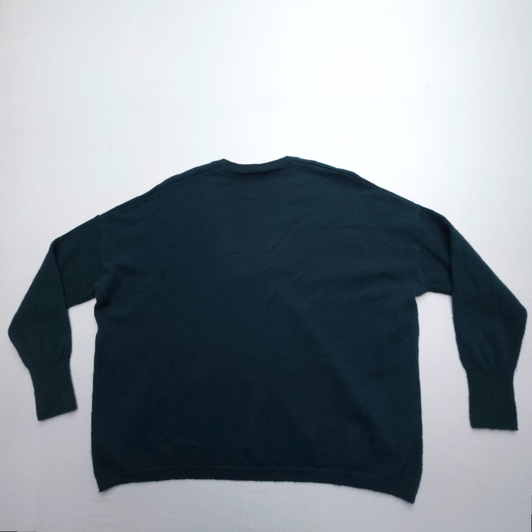 Vintage VINTAGE Poles Maison Montagut Cardigan Sweater Women Regular Size M Green Cashmere Knit Long Sleeve V-Neck Size M / US 6-8 / IT 42-44 - 2 Thumbnail