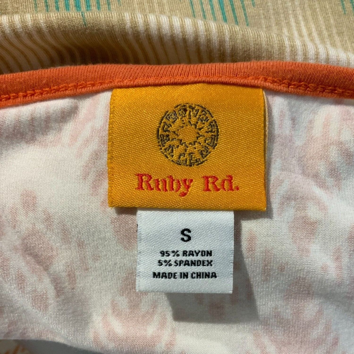 Designer Ruby Rd Short Sleeve Tie Front Embellishments Top Small Size S / US 4 / IT 40 - 5 Thumbnail