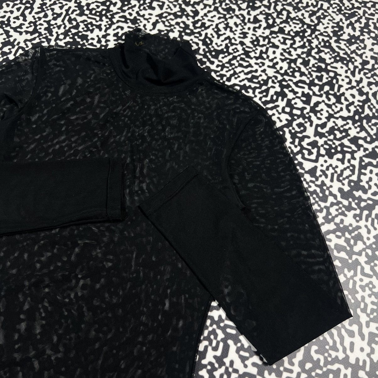Japanese Brand Vintage Y2K Japanese Mesh Retro Style Longsleeve 90s Style Size S / US 4 / IT 40 - 9 Thumbnail