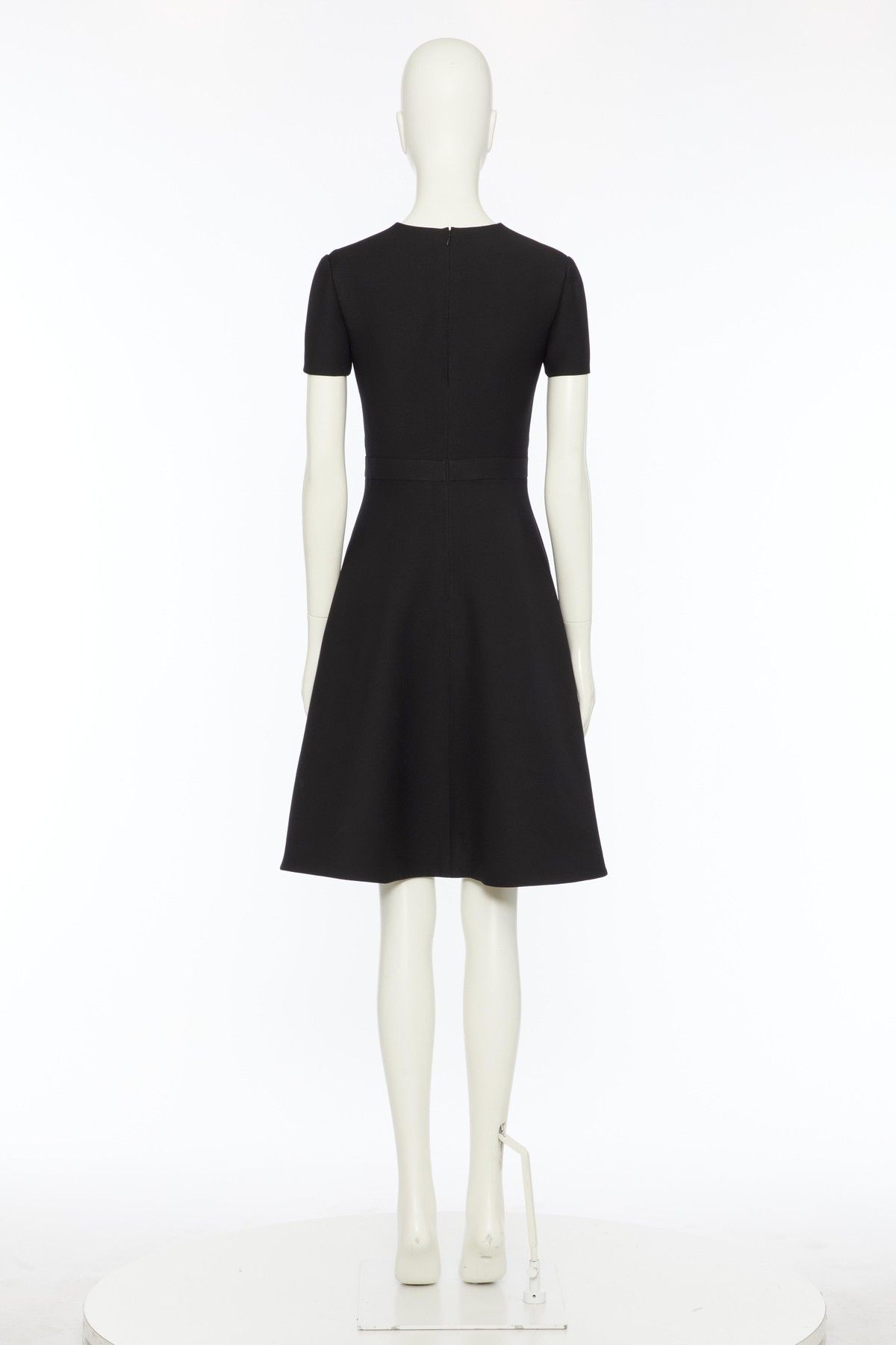 Valentino o1s1wg110525 Half Sleeve Ribbon Dress in Black Size M / US 6-8 / IT 42-44 - 2 Thumbnail