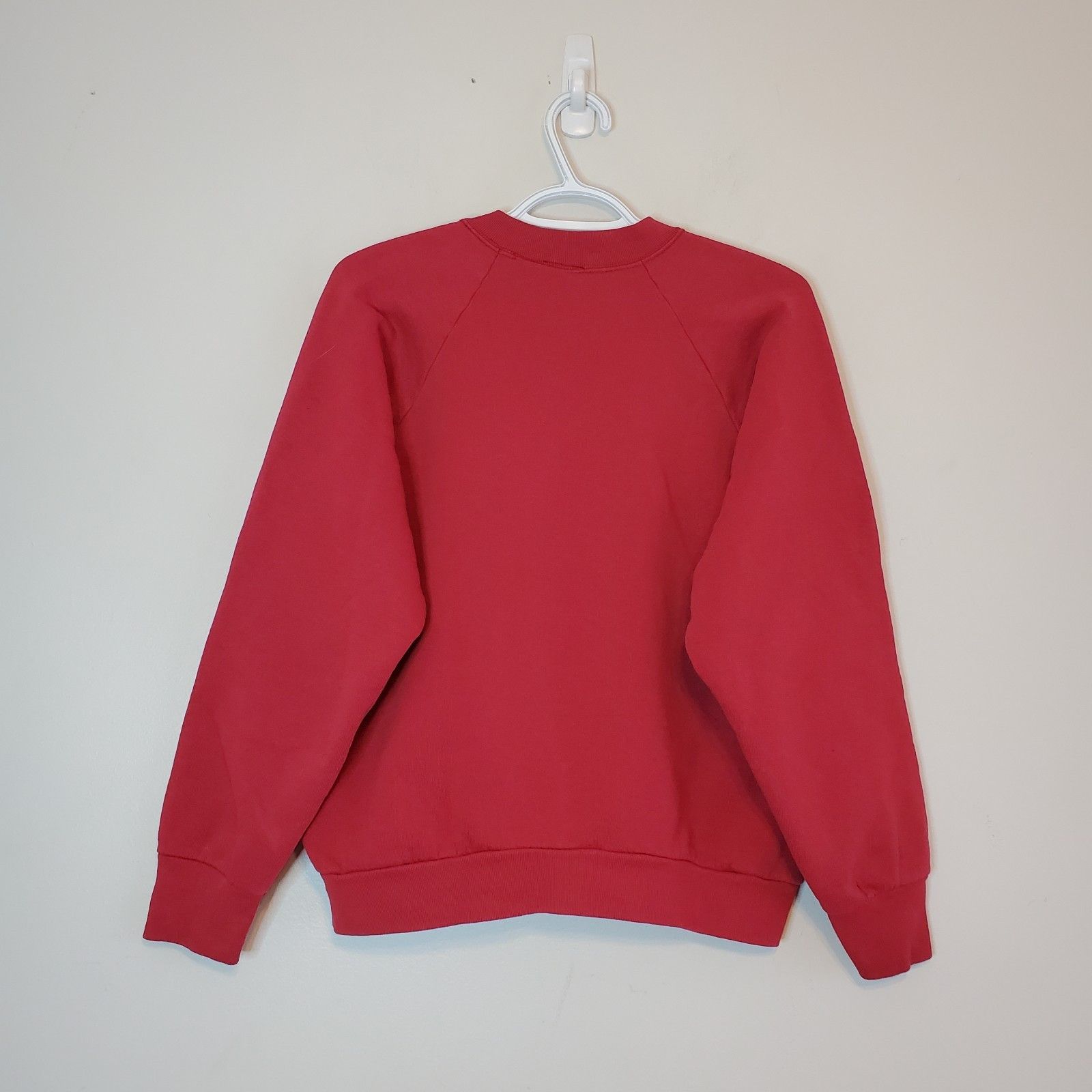 Nike Vintage 90s Nike Logo Crewneck Sweater Red Size M Size US M / EU 48-50 / 2 - 2 Thumbnail