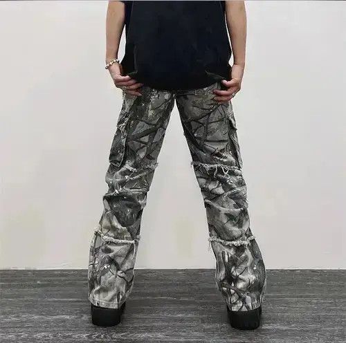Jean Technical Camouflage Cargo Pant Size US 32 / EU 48 - 3 Thumbnail
