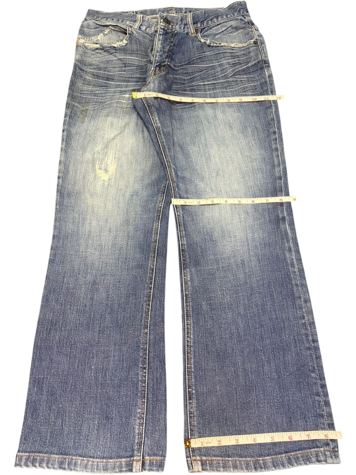 Nicole Club Vintage Seduction de Nicole Distressed Bootcut Jeans Size 29" - 8 Thumbnail