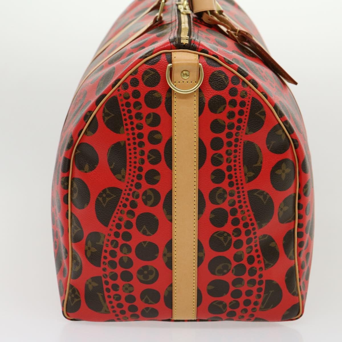 Louis Vuitton LOUIS VUITTON Monogram Yayoi Kusama Keepall Bandouliere55 Size ONE SIZE - 4 Thumbnail