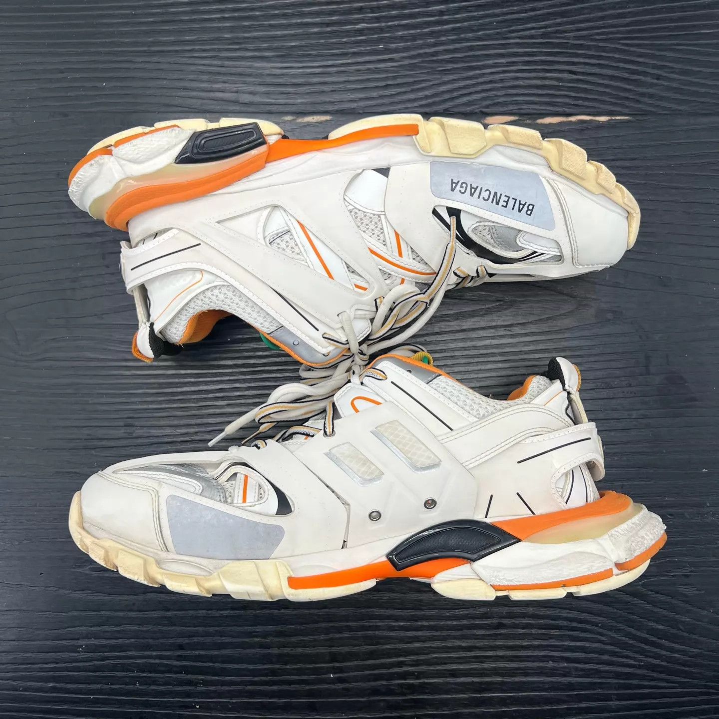 Balenciaga Balenciaga Track White Orange 44 Size US 11 / EU 44 - 2 Thumbnail