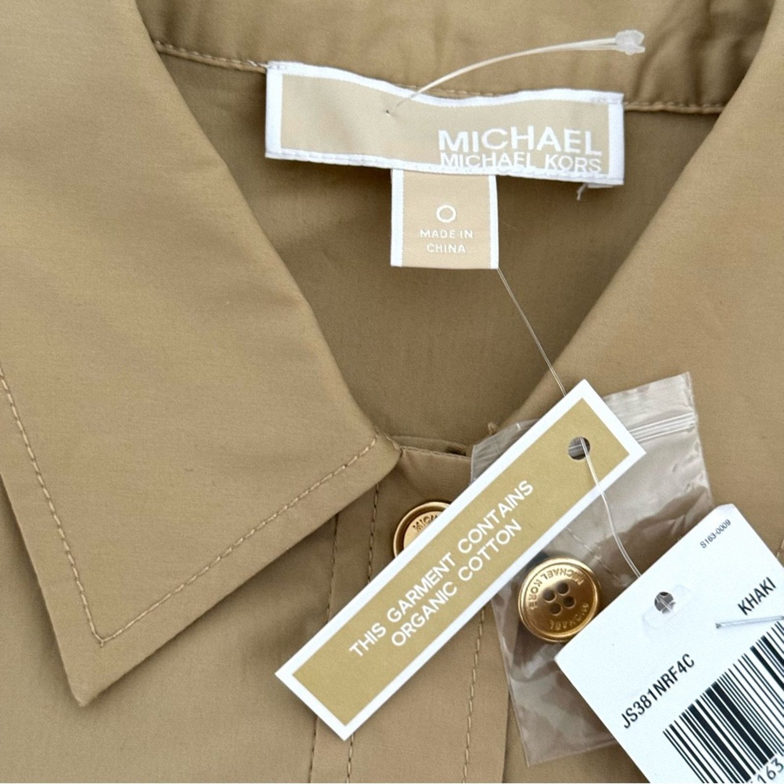 Michael Kors NWT!! MICHAEL KORS Dress, Khaki, Size 0 Size XS / US 0-2 / IT 36-38 - 14 Thumbnail