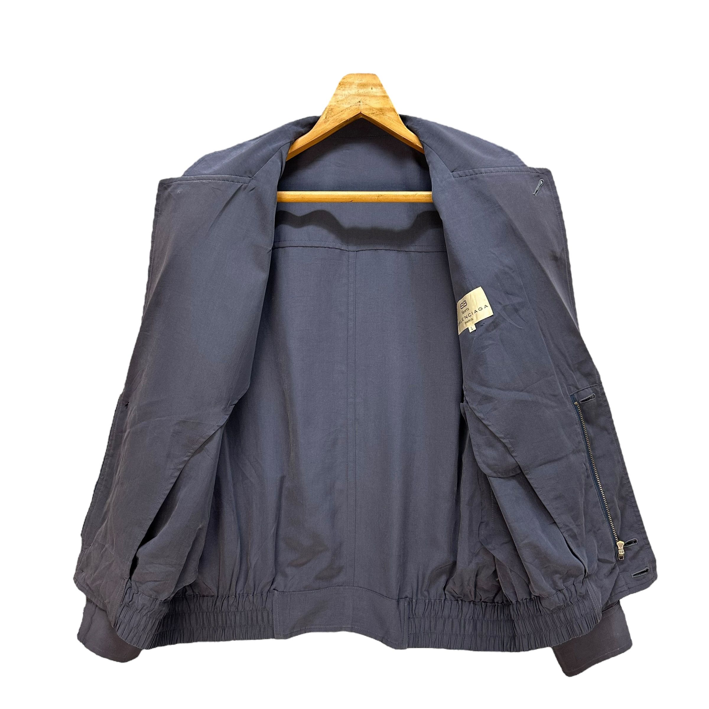 Balenciaga Vintage 90's Balenciaga Sports Paris Casual Jacket #A32-0725 Size US L / EU 52-54 / 3 - 9 Thumbnail