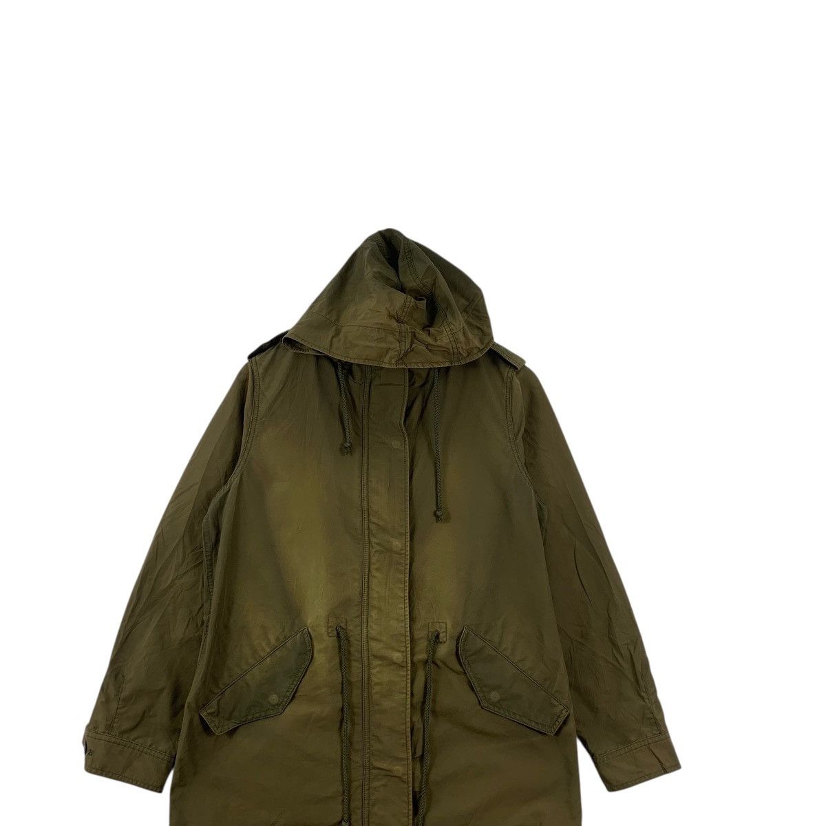 Muji MUJI LABO JAPAN Natural Sun Faded Design Parka Jacket Trench Size M / US 6-8 / IT 42-44 - 2 Thumbnail