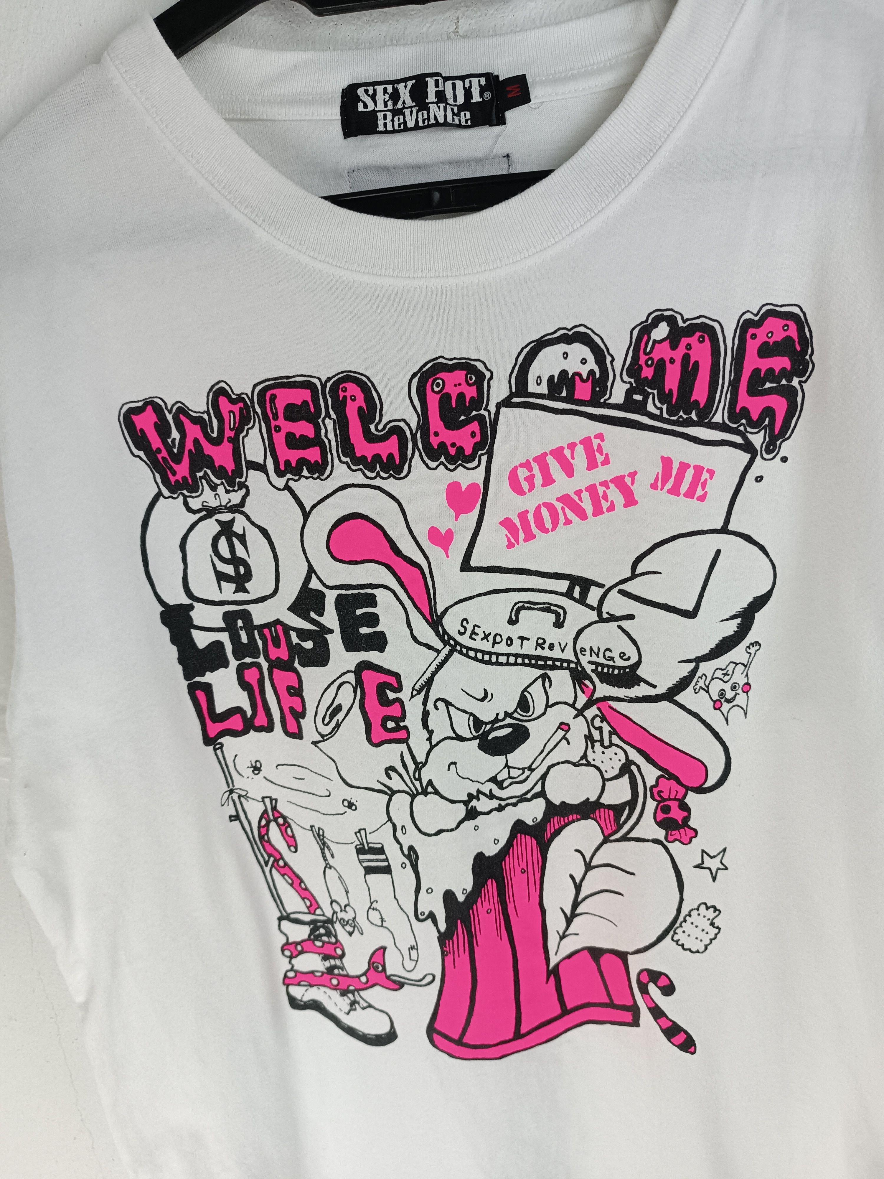 Vintage VINTAGE Y2K SEX POT REVENGE PUNK GOTHIC LGB IFSIXWASNINE Size US M / EU 48-50 / 2 - 5 Thumbnail