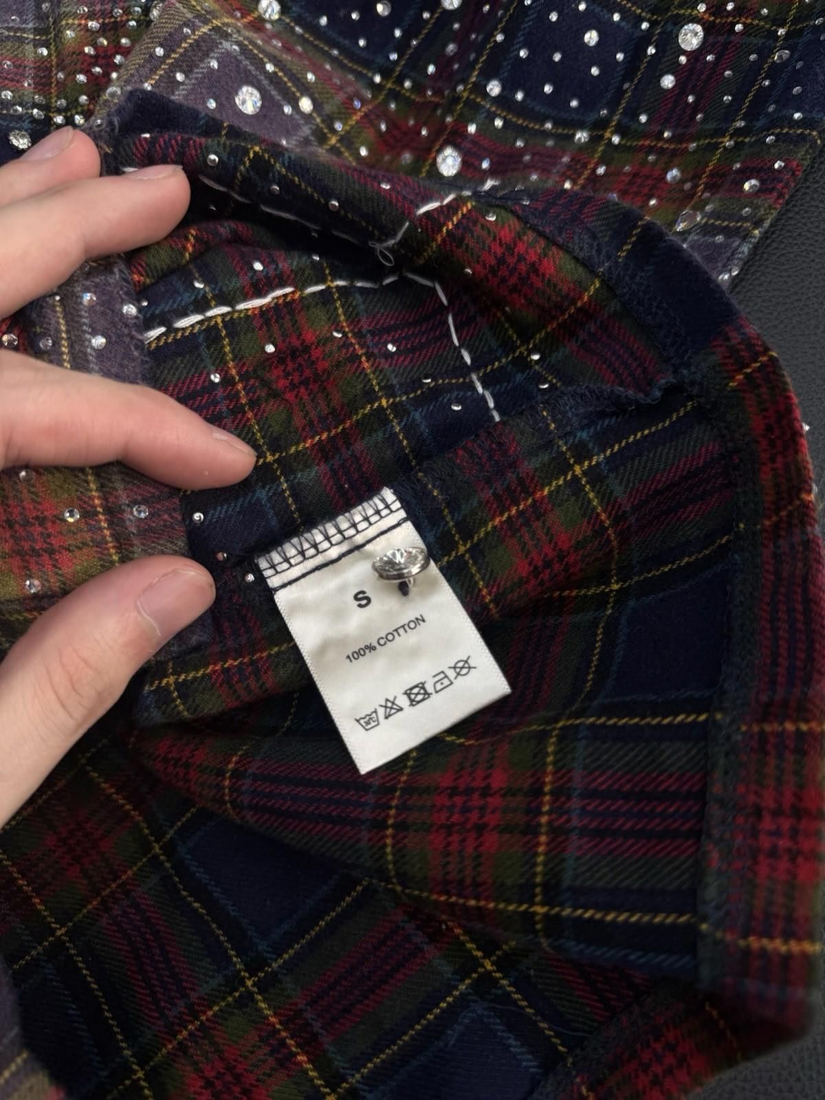 Vale Valley Dreams Full Crystal Stone Flannel Size (S) New Size US S / EU 44-46 / 1 - 11 Thumbnail