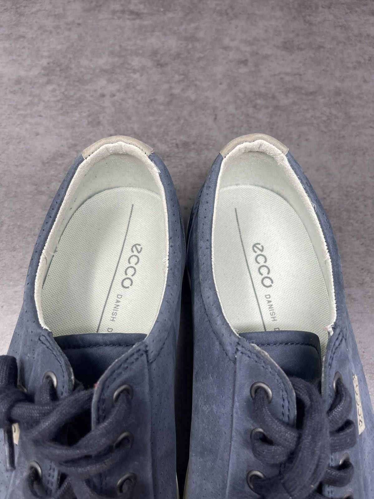 Ecco Ecco Shoes Mens Size 9 Blue Leather Soft 7 Nubuck Size US 7 / EU 40 - 9 Thumbnail