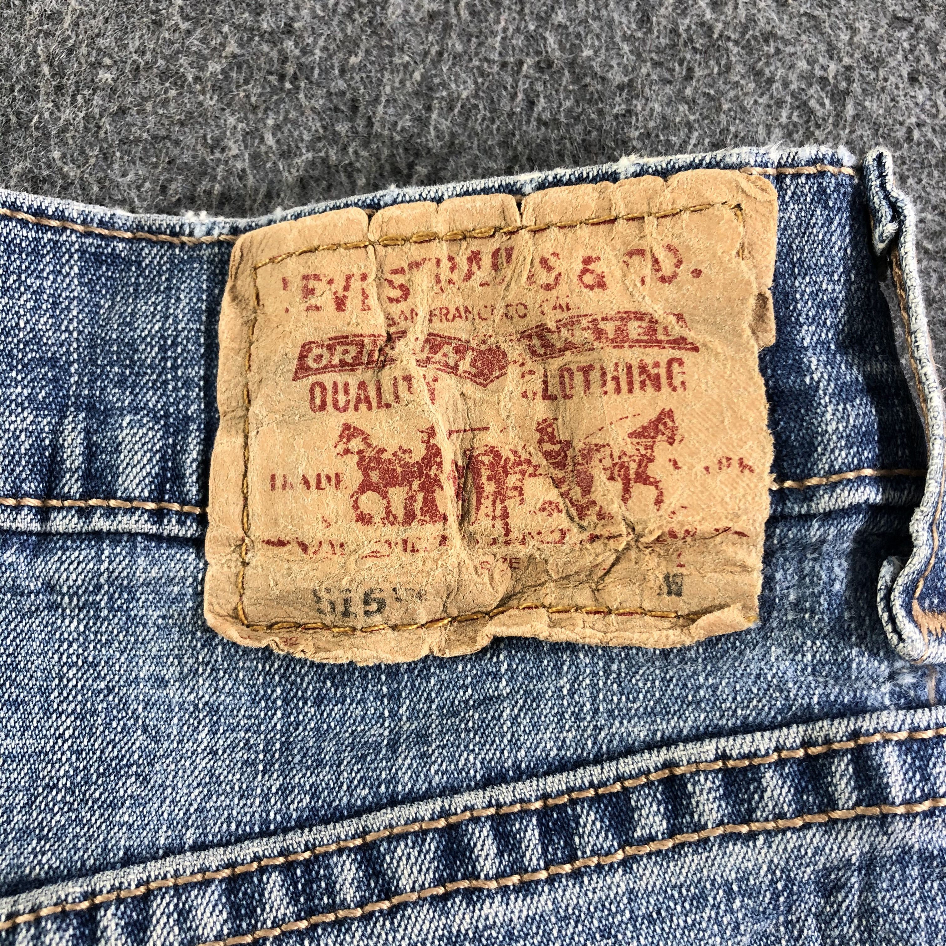 Levi's Vintage Blue Wash Levis 515 Jeans-J3090 Size US 35 - 5 Thumbnail