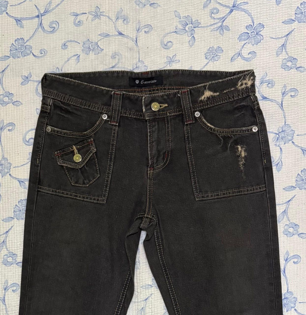 Other Cedixsept C17 Flared Denim Size US 30 / EU 46 - 4 Thumbnail