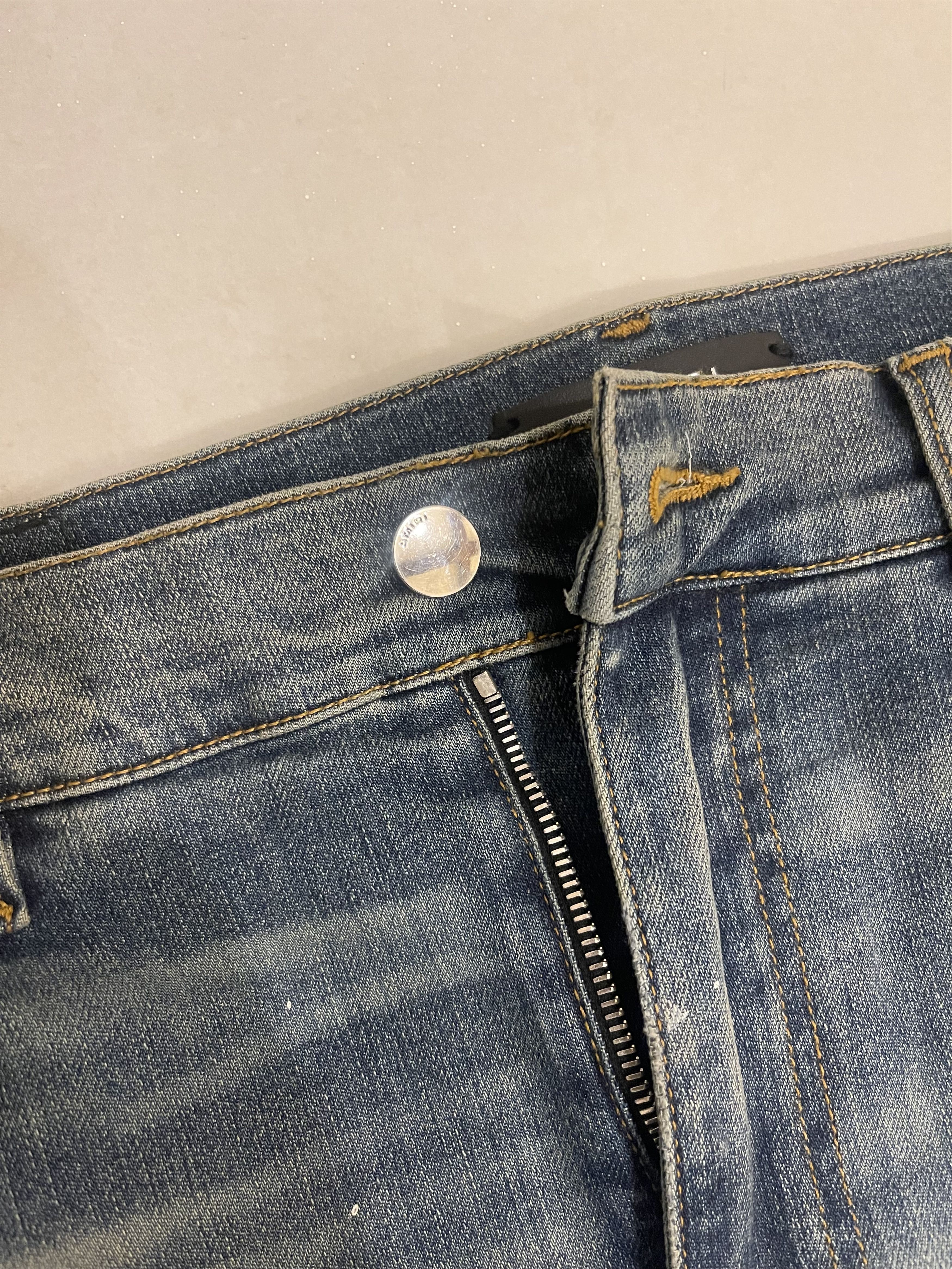 Amiri Amiri indigo art patch painted jeans Size US 38 / EU 54 - 5 Thumbnail