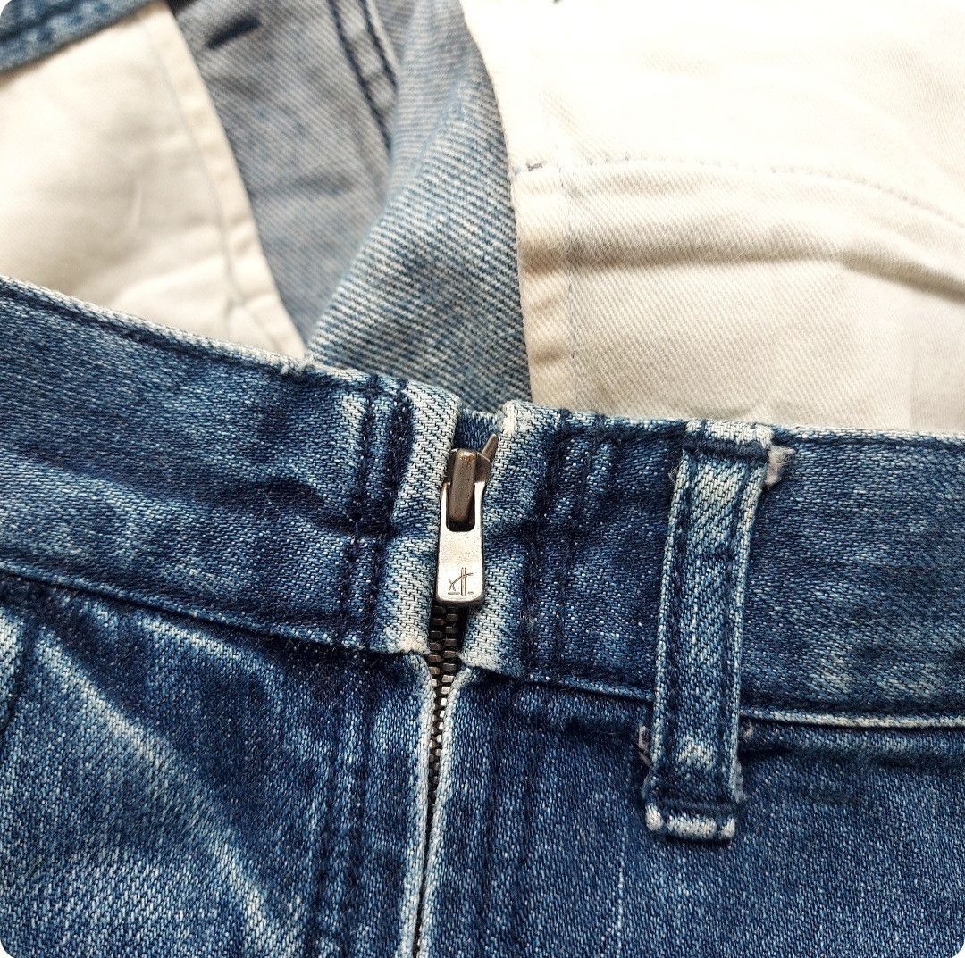 The Viridi-anne × Vintage The Viridi Anne Triple Zipper Denim Pants Size US 33 - 9 Thumbnail