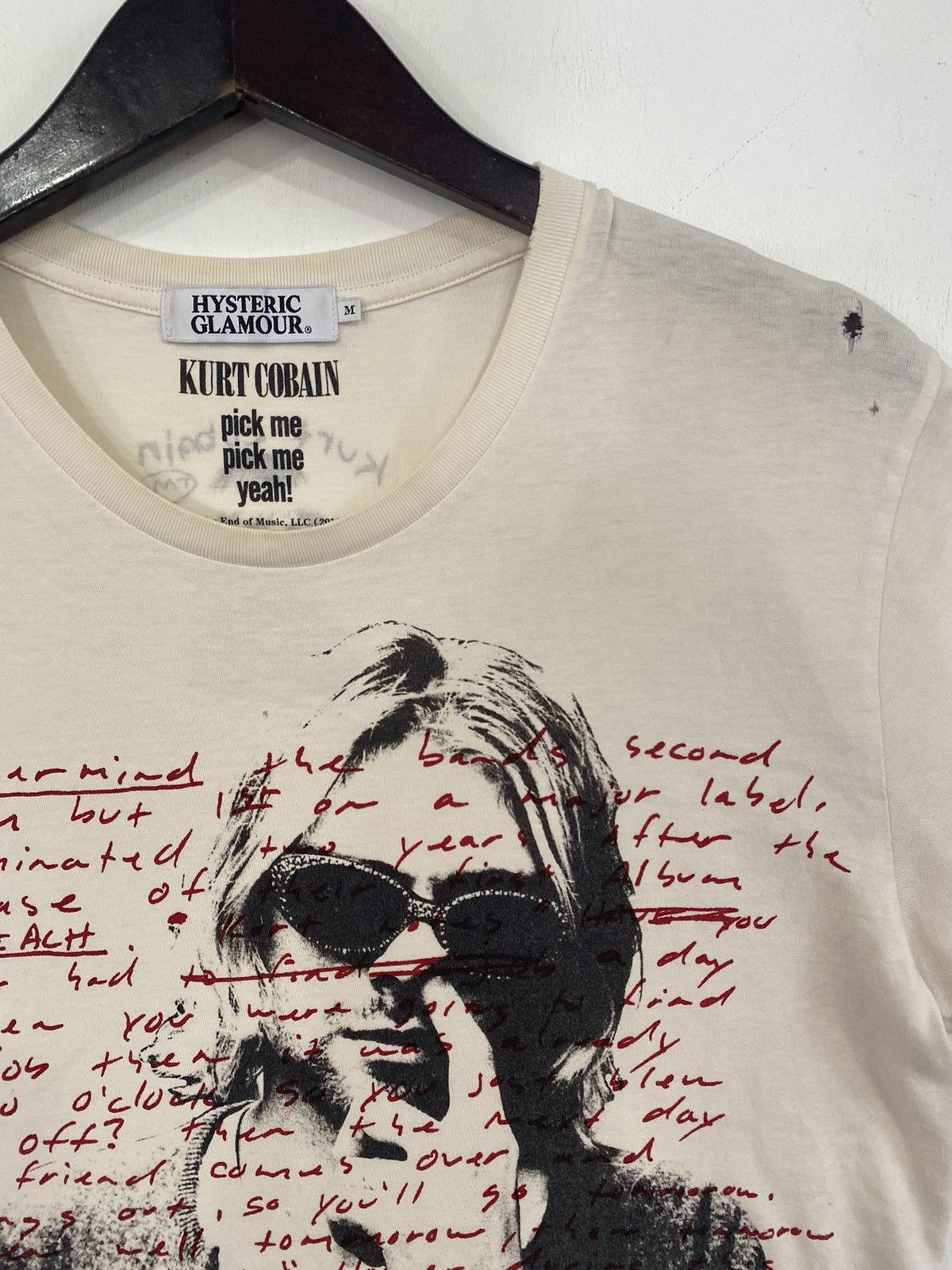 Hysteric Glamour 💥HYSTERIC GLAMOUR x Kurt Cobain Nirvana grunge band shirt Size US M / EU 48-50 / 2 - 3 Thumbnail