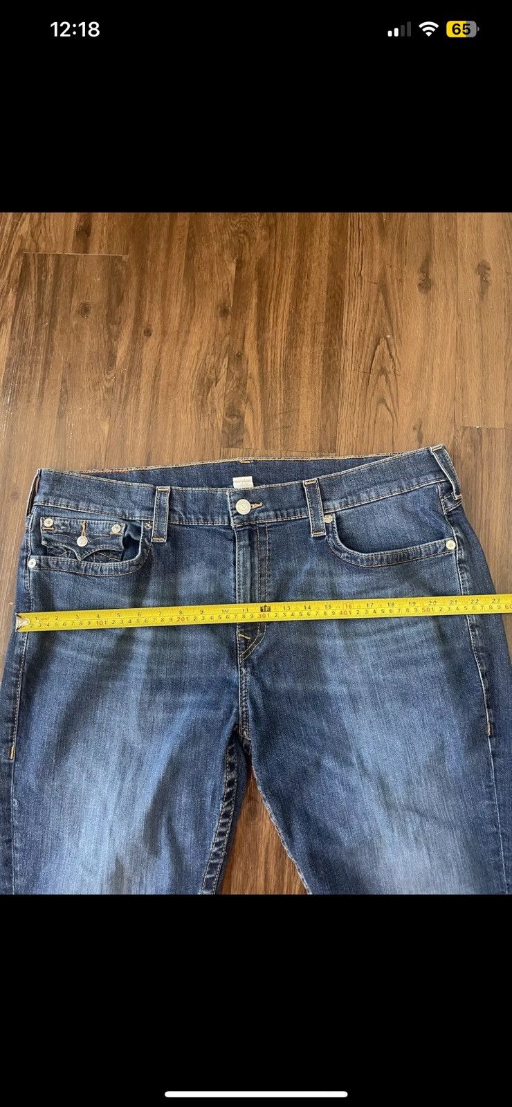 True Religion True Religion Ricky Jeans Sz42 Mens Flap Pockets Size US 42 / EU 58 - 11 Thumbnail