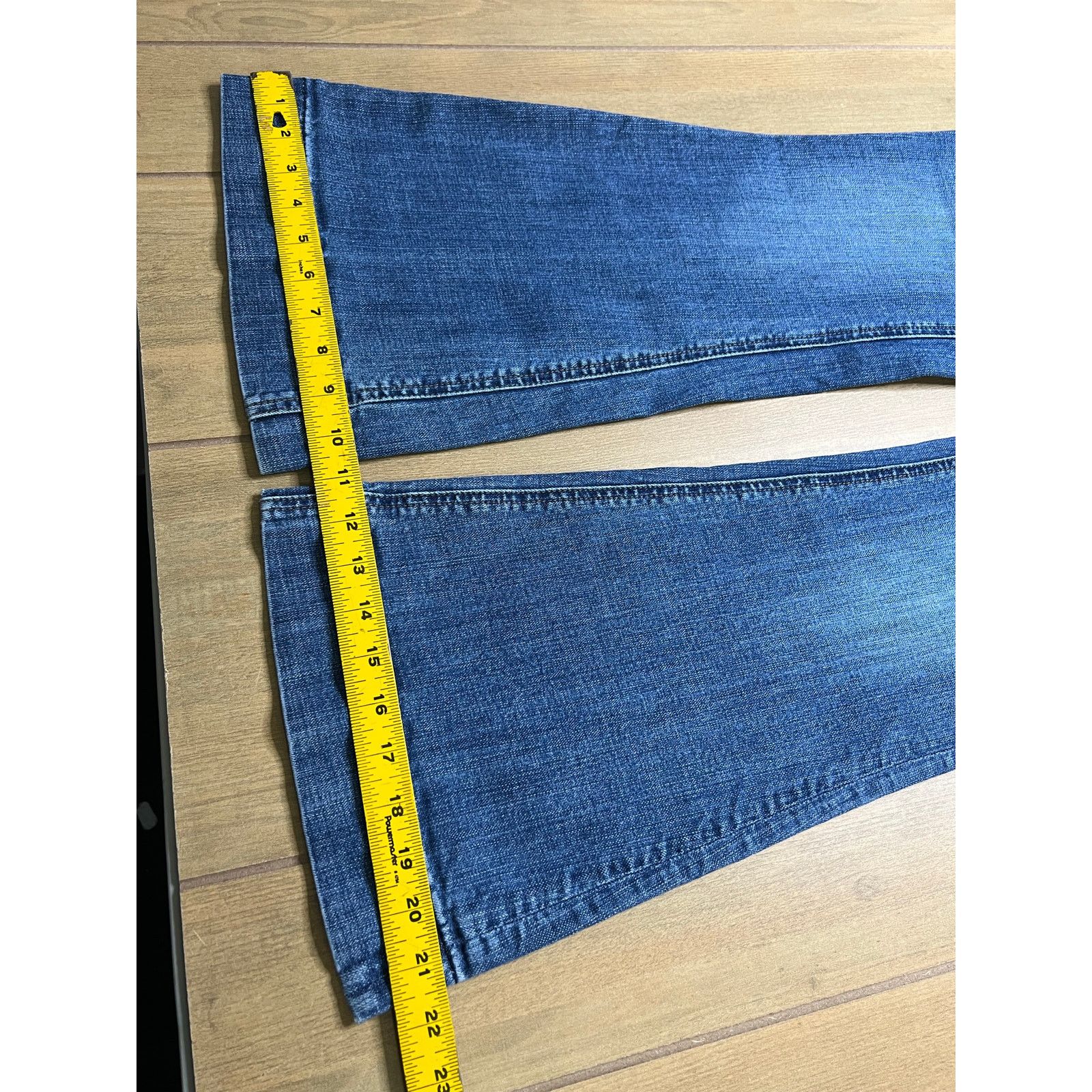 Vintage Rock & Roll Jeans Women’s Sz 27X32 Denim Mid Rise Flare Y2K Size 27" / US 4 / IT 40 - 7 Thumbnail