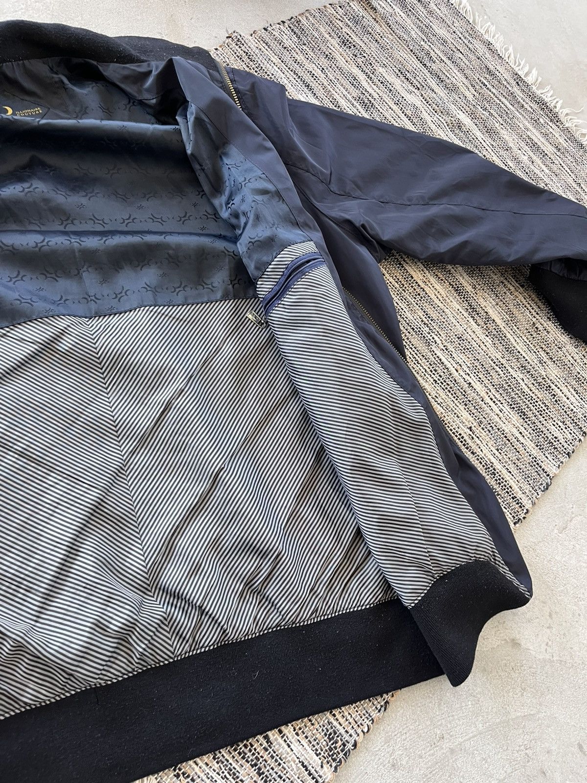 Billionaire Couture Luxury Billionaire Nylon Bomber Jacket Blue Size 58 Y2K Size US XXL / EU 58 / 5 - 20 Thumbnail