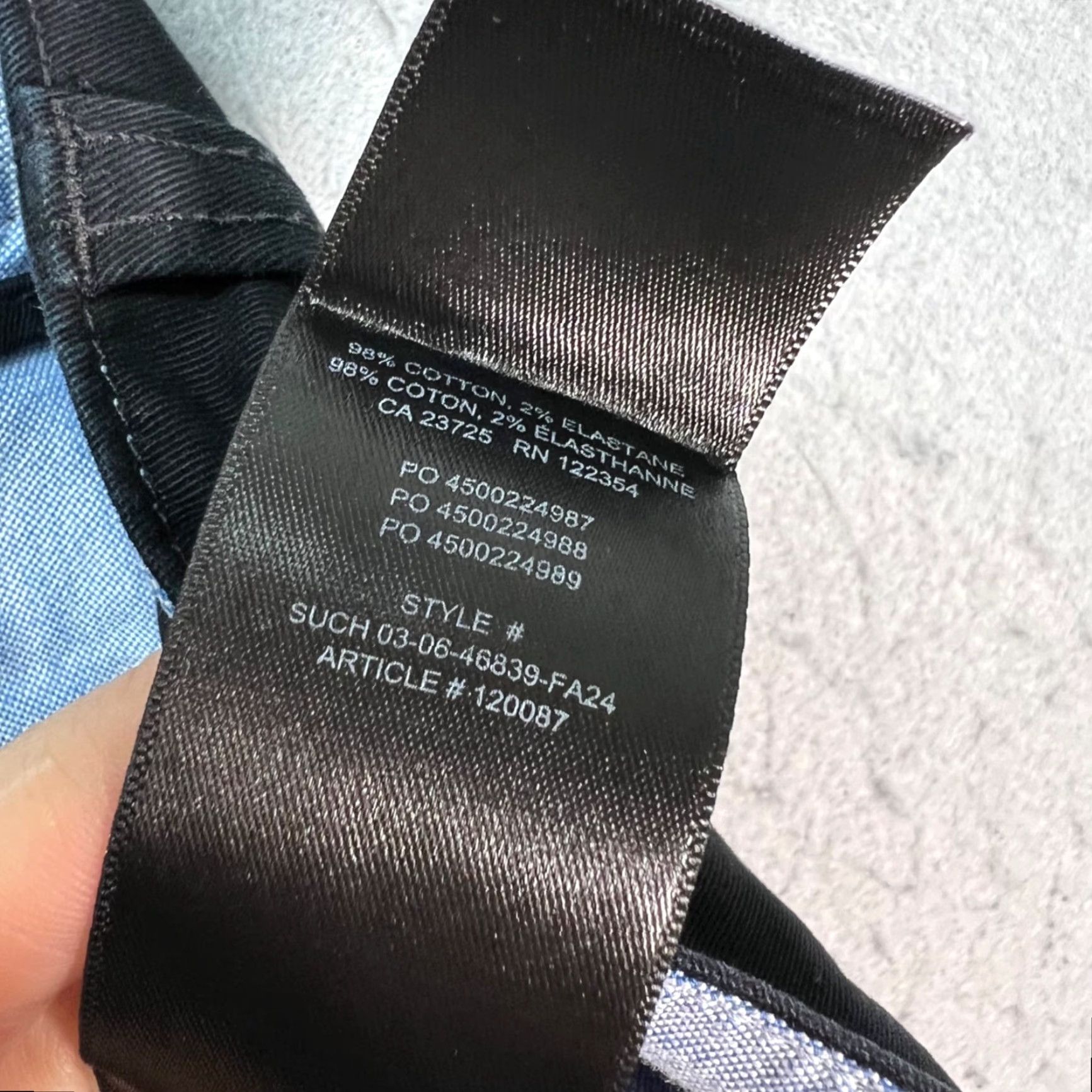 TNA TNA Womens Pants Casual Chino Straight Leg Black Cotton Elastane Flat Front Size 6 Adult Womens 30 in Waist Inseam 27 in Regular Rise High Size 28" / US 6 / IT 42 - 4 Thumbnail