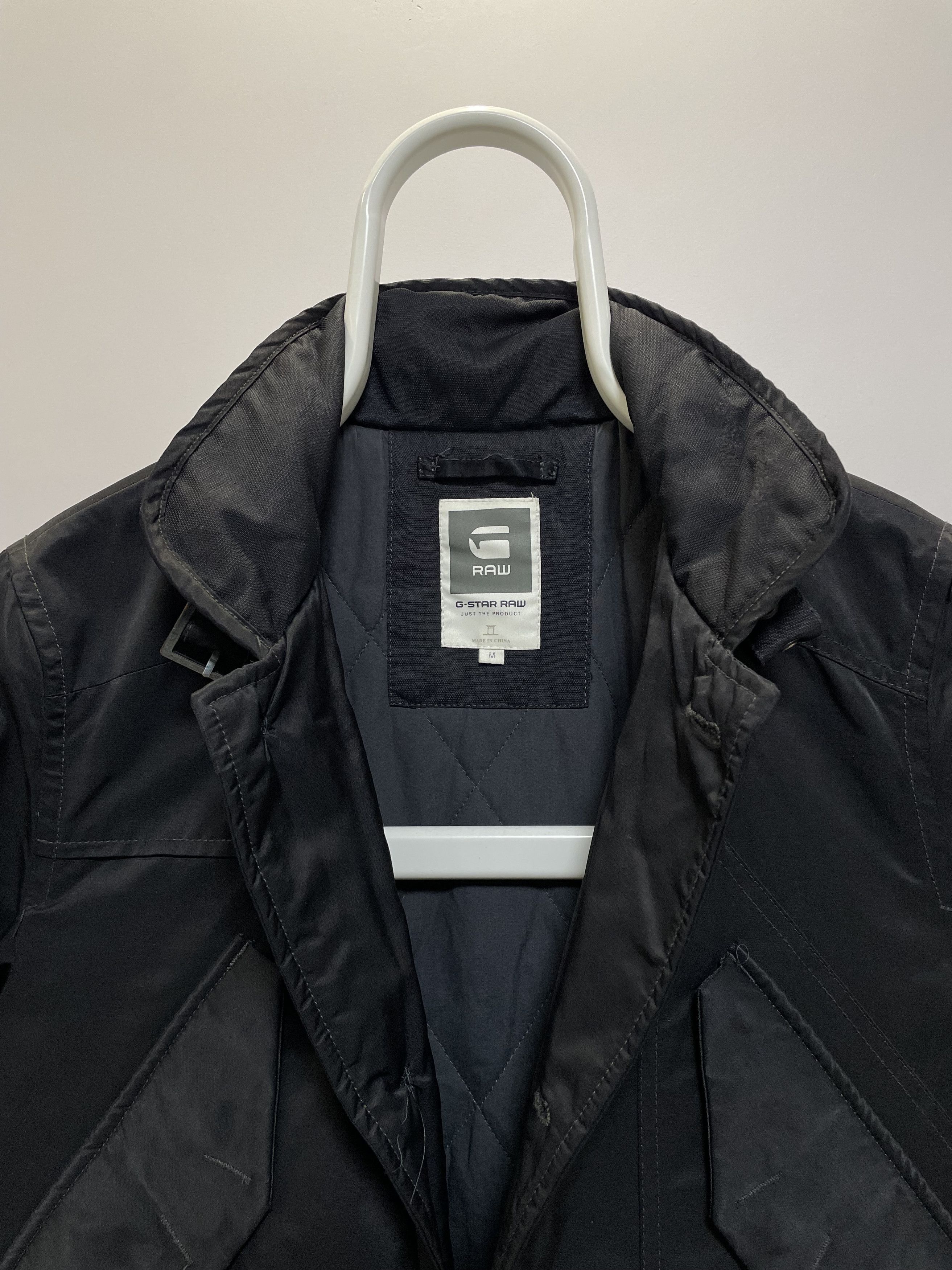 G-Star G-STAR RAW Atlas Garber Trench Jacket Coat Marlow Nylon Size US M / EU 48-50 / 2 - 9 Thumbnail