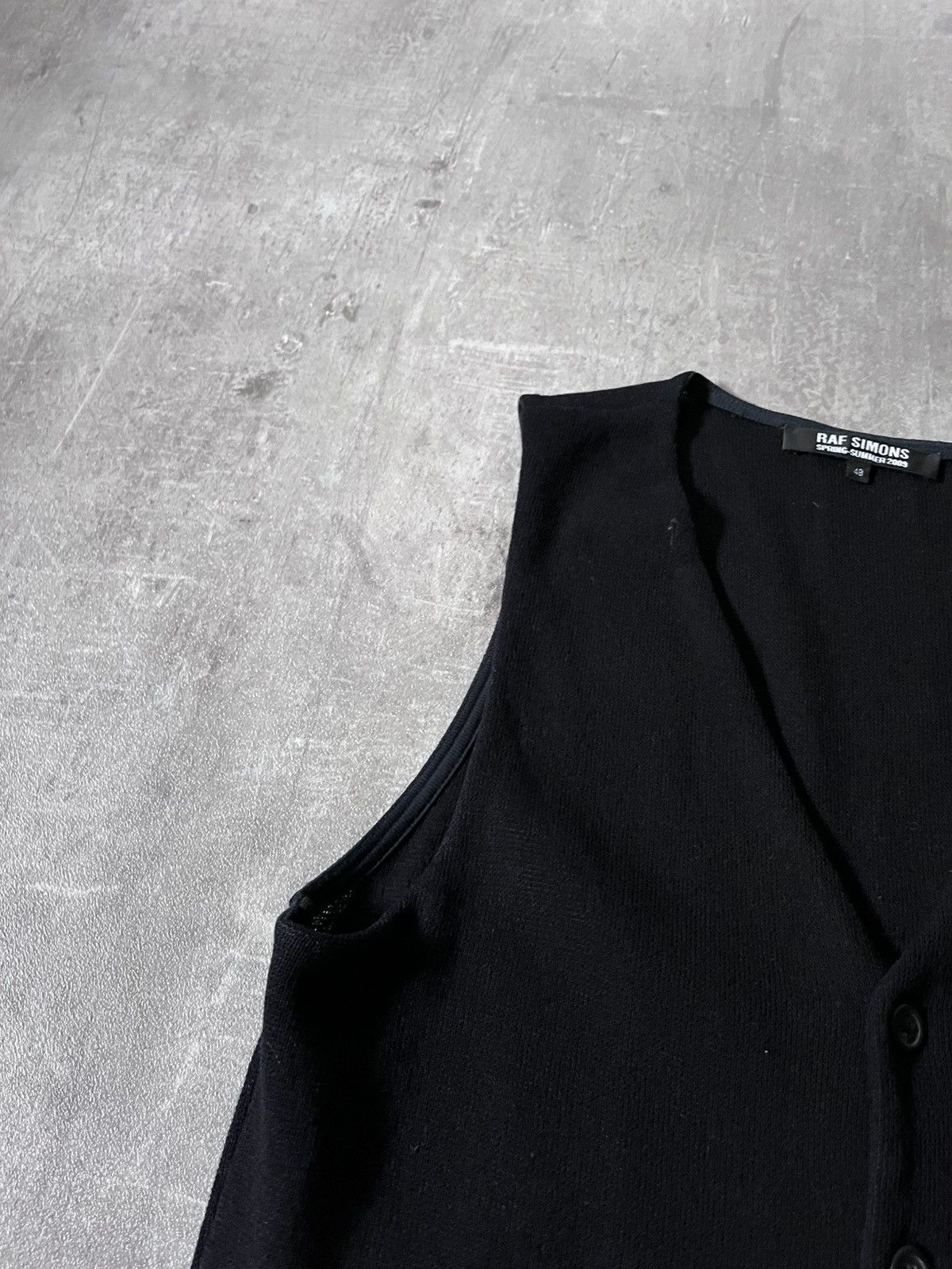 Raf Simons Raf Simons S/S 2009 viscose button up vest rare Size US M / EU 48-50 / 2 - 3 Thumbnail