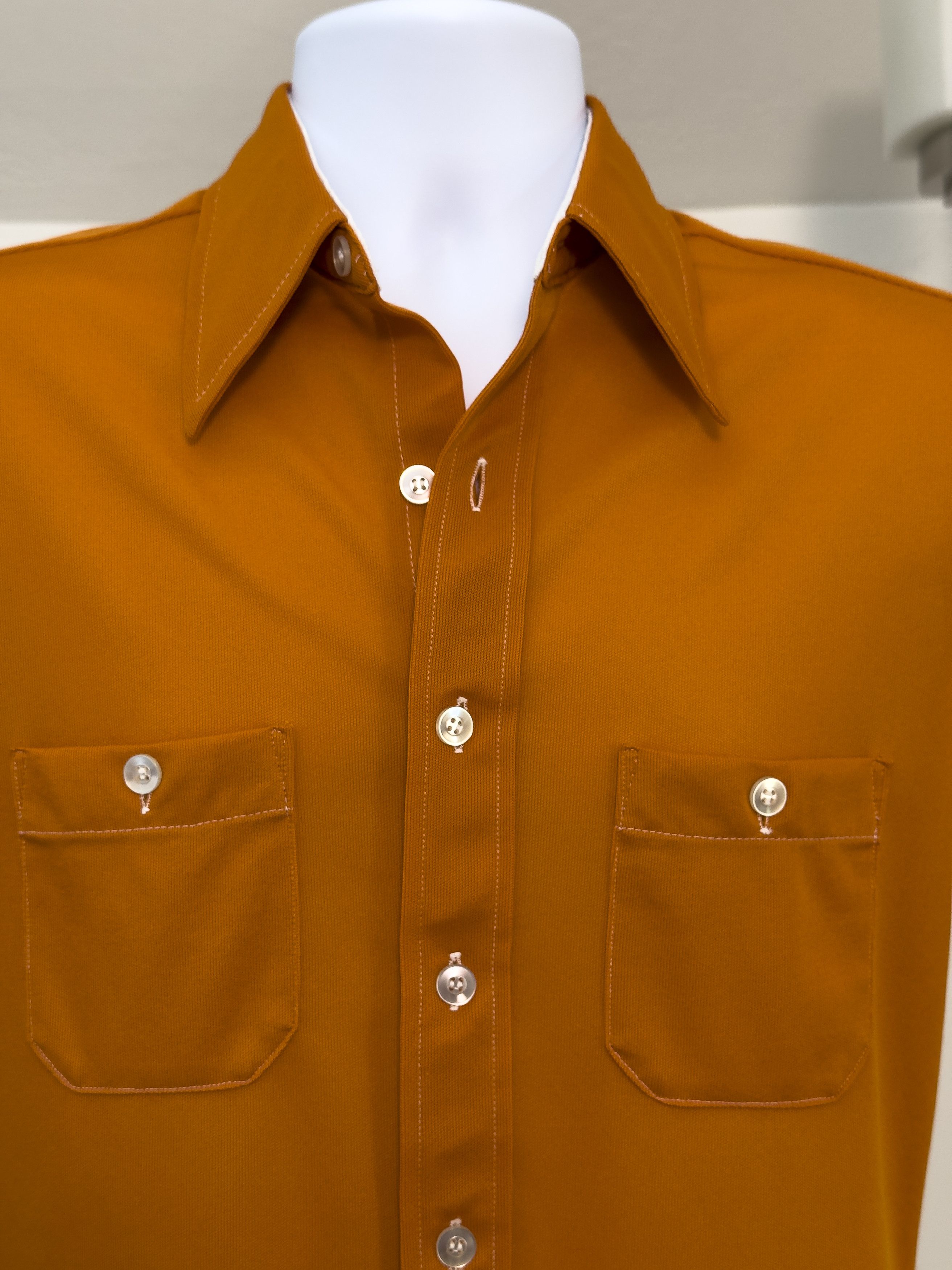 Arrow Vintage 70s Arrow Double Doubler Burnt Orange Size US L / EU 52-54 / 3 - 2 Thumbnail