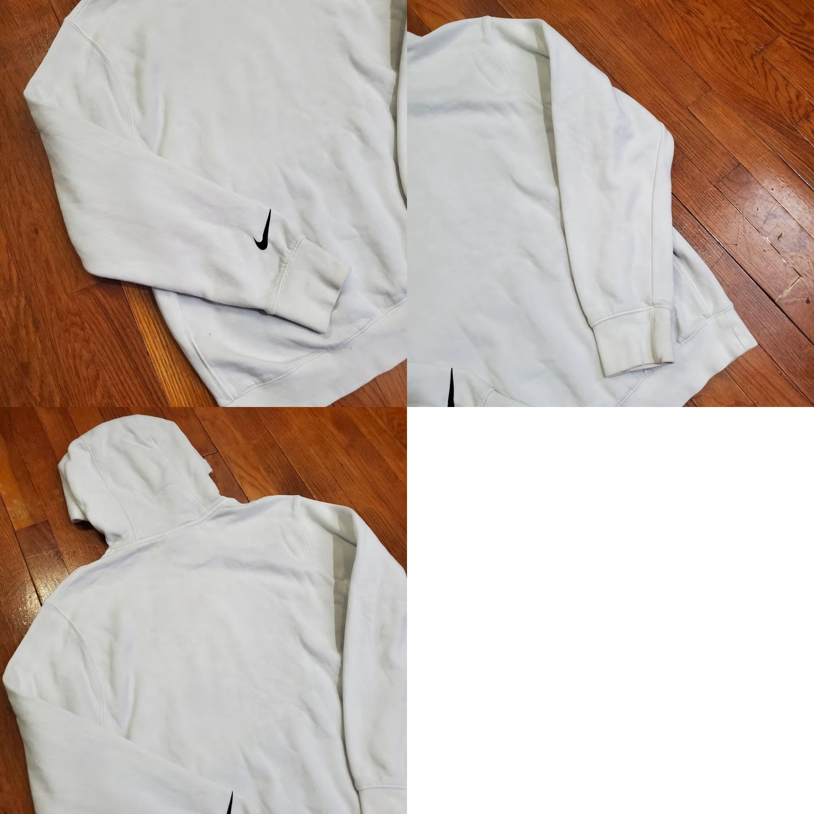 Nike Nike Hoodie Mens Medium White Optimist Graphic Swoosh Pullover Sweatshirt Size US M / EU 48-50 / 2 - 9 Thumbnail