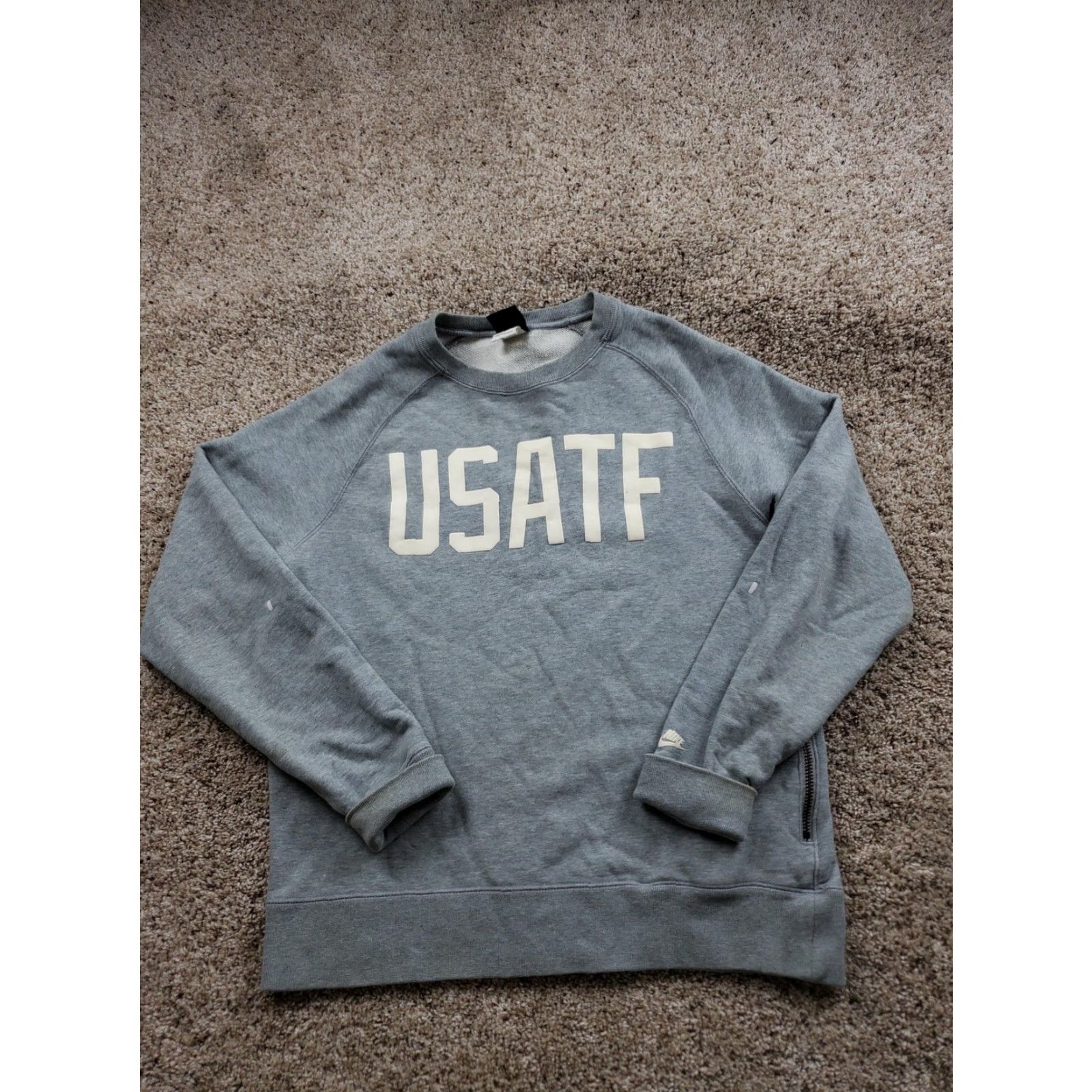 Nike Nike Sweatshirt Mens M Crew Neck Long Sleeve USATF Graphic Print Size US M / EU 48-50 / 2 - 2 Thumbnail