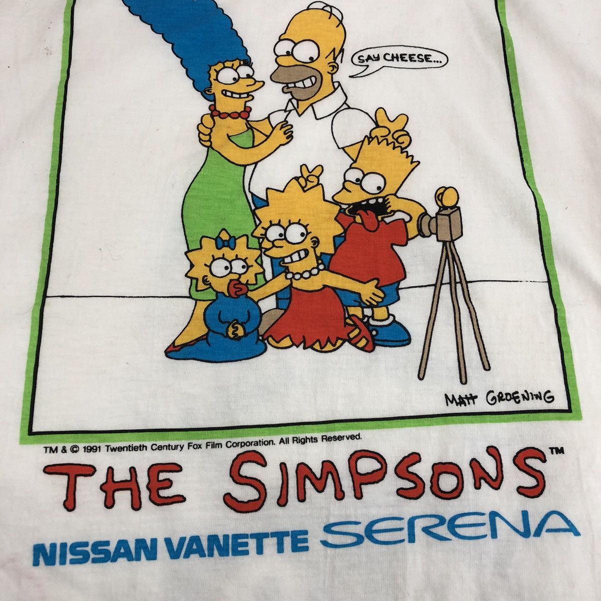 Vintage THE SIMPSONS Promo Happy Family Vintage T-Shirt Size US M / EU 48-50 / 2 - 5 Thumbnail