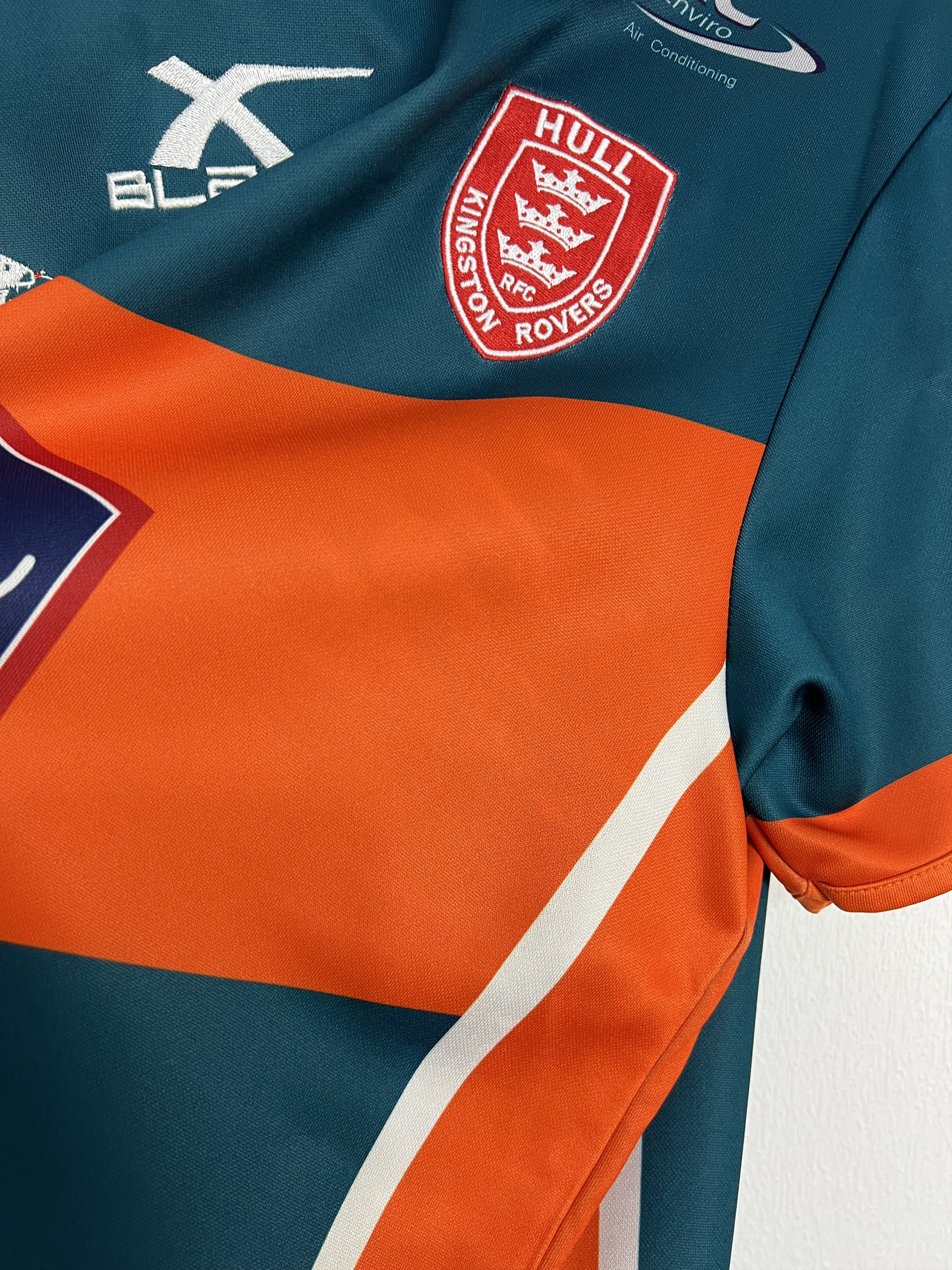 Vintage Rugby Hull KR Kingston Rovers Shirt Jersey Blades Rare Size US L / EU 52-54 / 3 - 7 Thumbnail